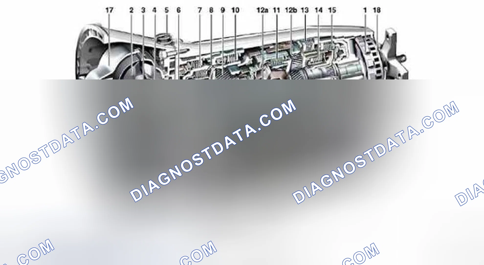 Fig. 191: Identifying Single Planetary Gear Set - Transmission 722.9