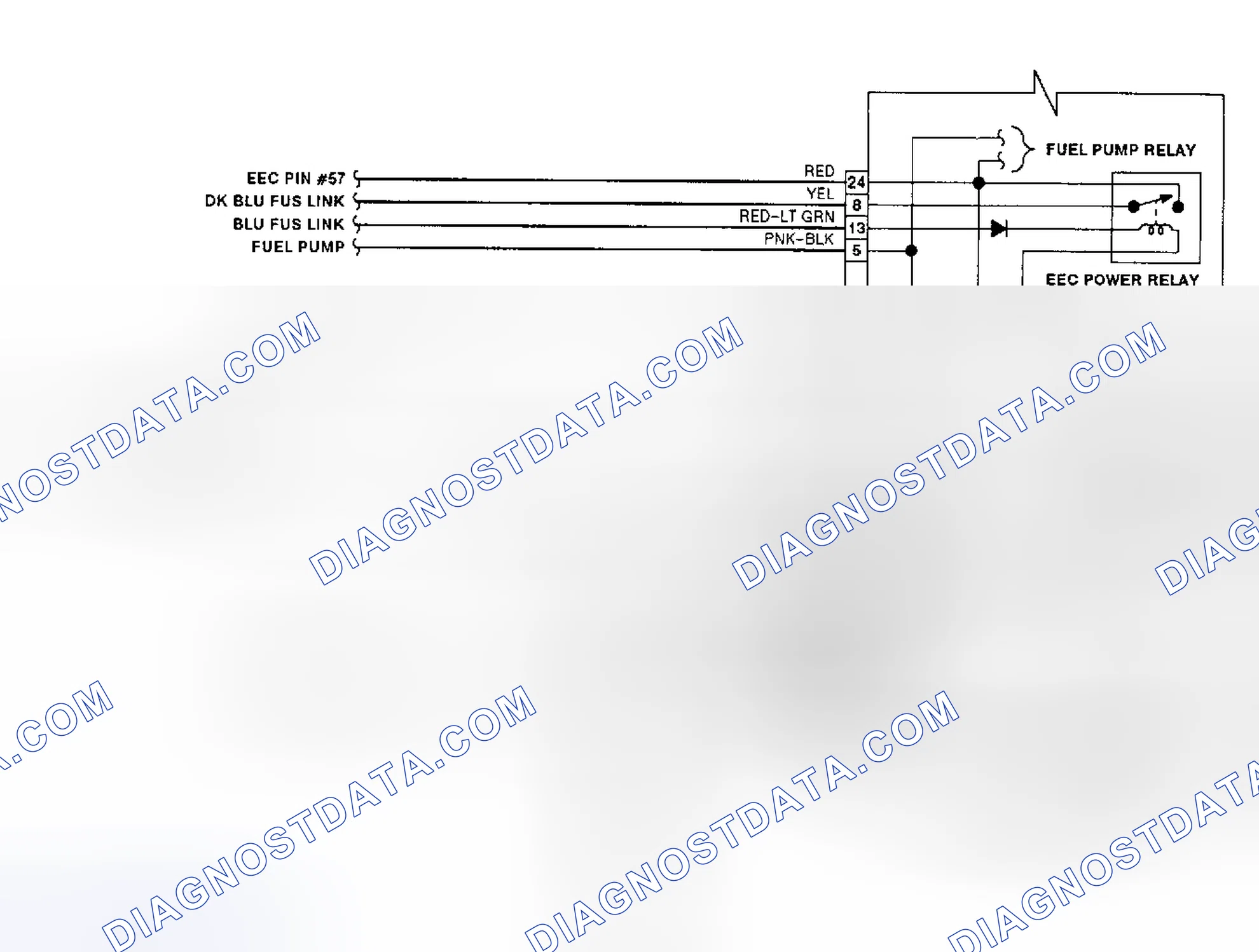 Scheme 12: Electric Cooling Fan Wiring Diagram (Tempo & Topaz with A/C)
