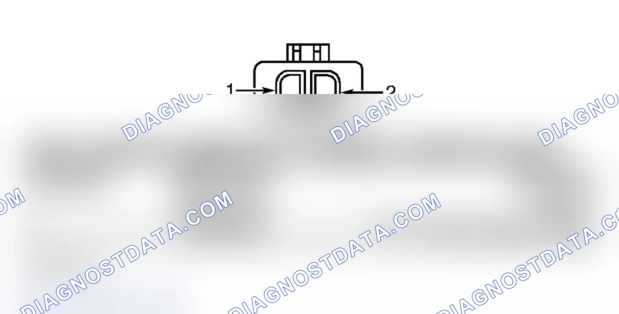 Scheme 12: FUEL HEATER CONNECTOR END VIEW