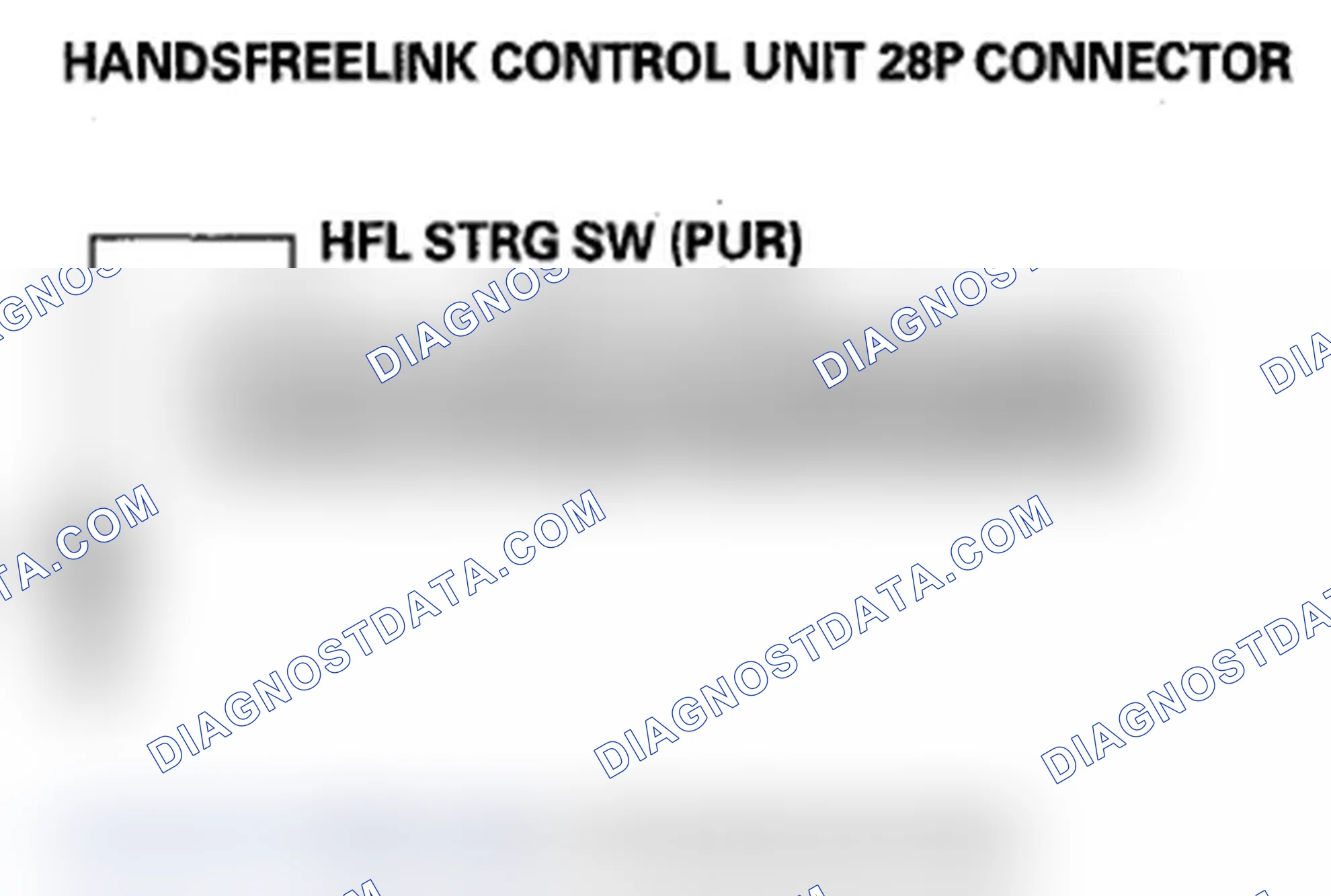 Scheme 1158: DTC B1780: HandsFreeLink™ steering wheel Switch line short