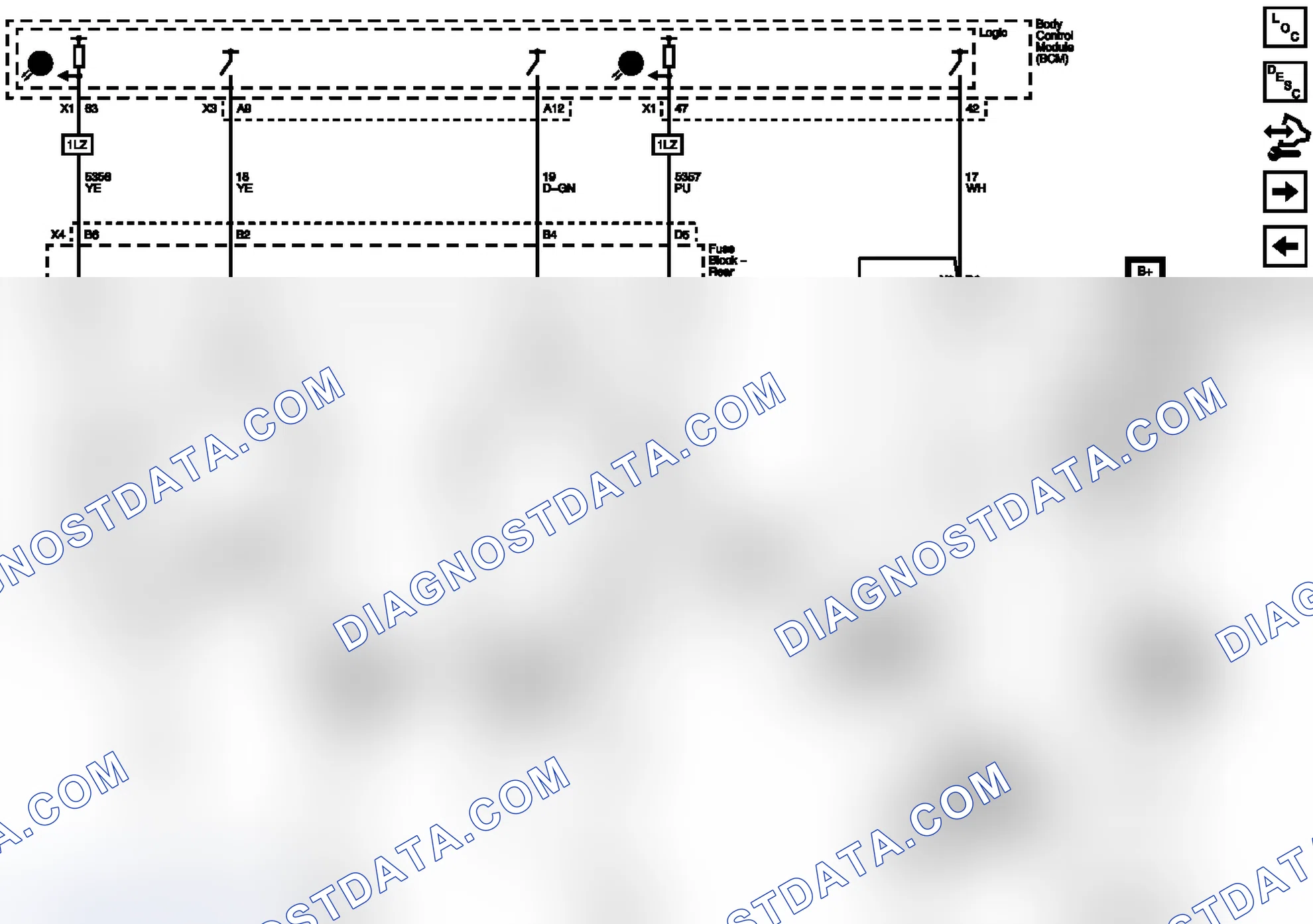 Scheme 5: Rear Stop/Turn Lamps Wiring Schematics