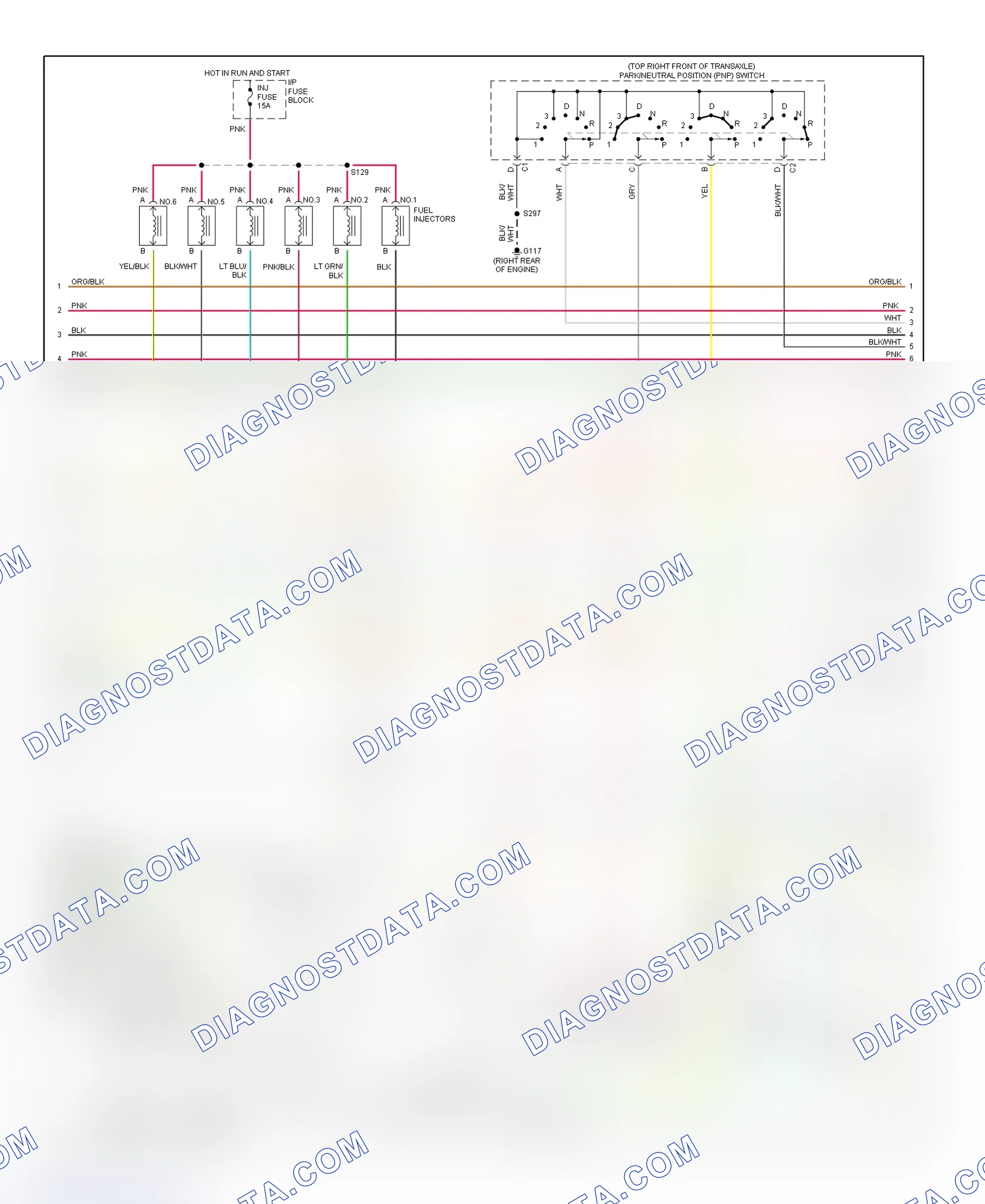 Scheme 165: PCM Wiring Diagram (Riviera - 3.8L - 2 Of 4)