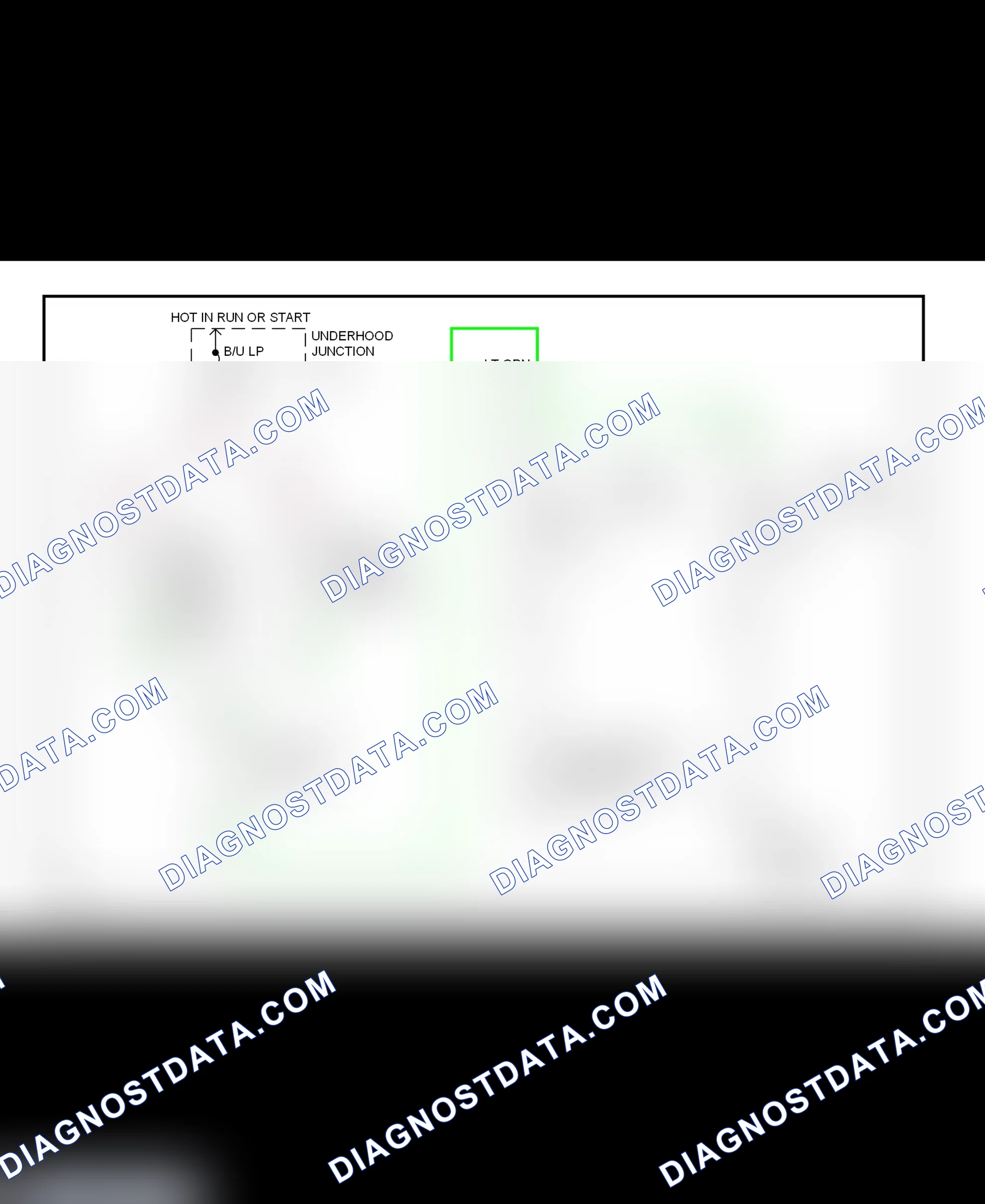Scheme 71: Back-Up Lights Wiring Diagram (Saturn Sedan)