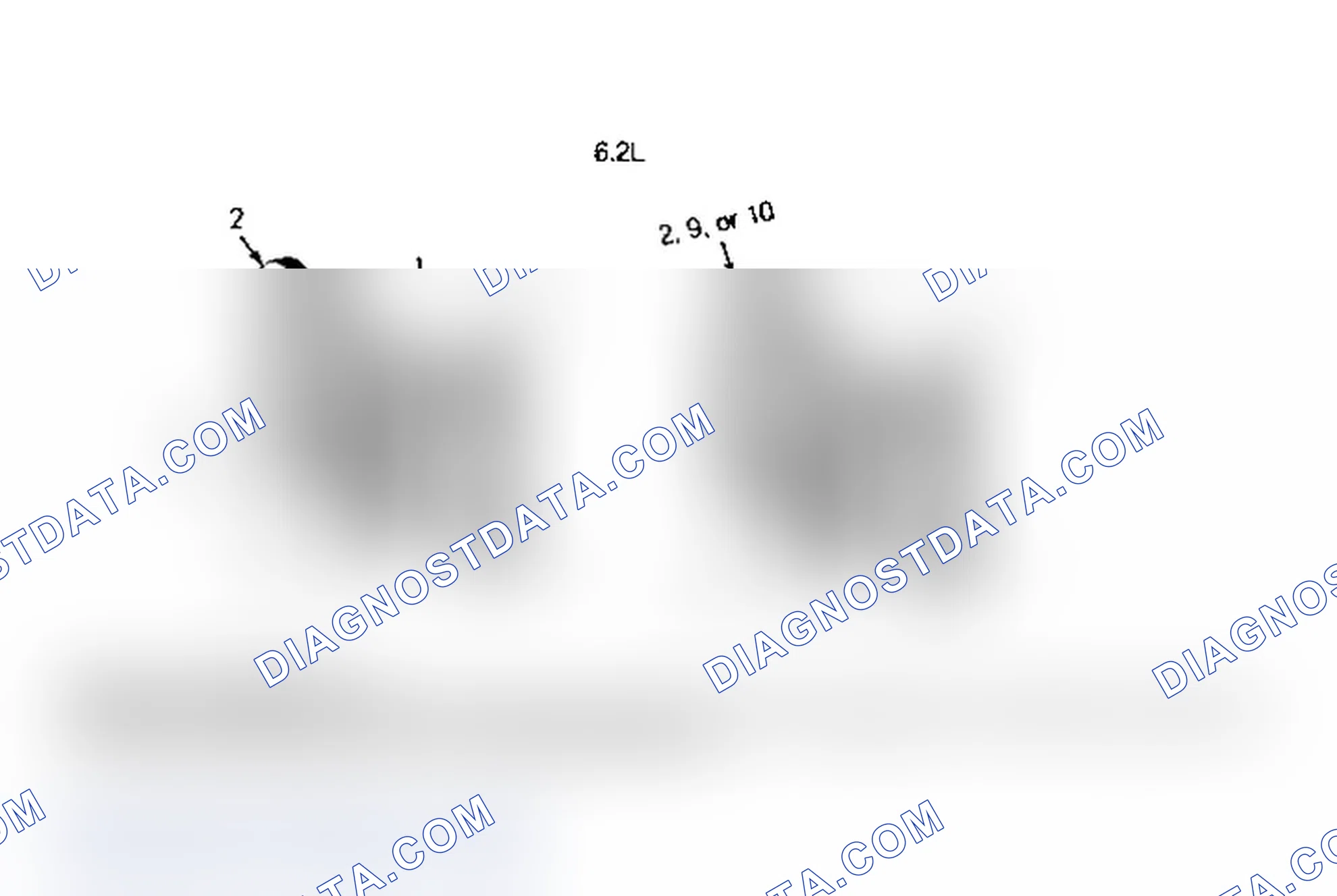 Scheme 4: SERPENTINE BELT ROUTING (6.2L DIESEL/7.4L GAS)