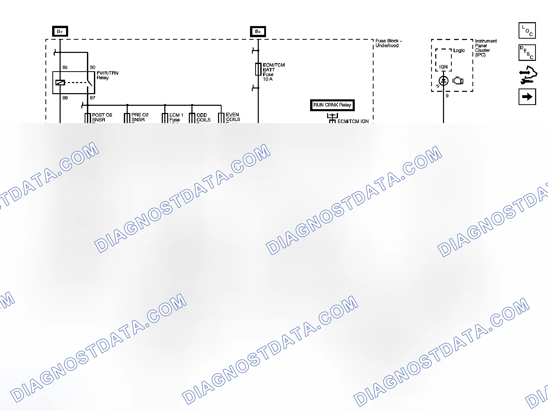 Scheme 102: Engine Controls Schematics
