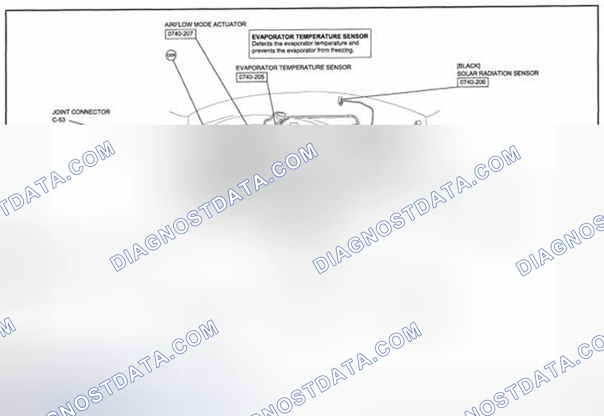 Scheme 213: Heater And Air Conditioner System (Auto A/C) Wiring Diagram - 0740-2b (2 Of 2)