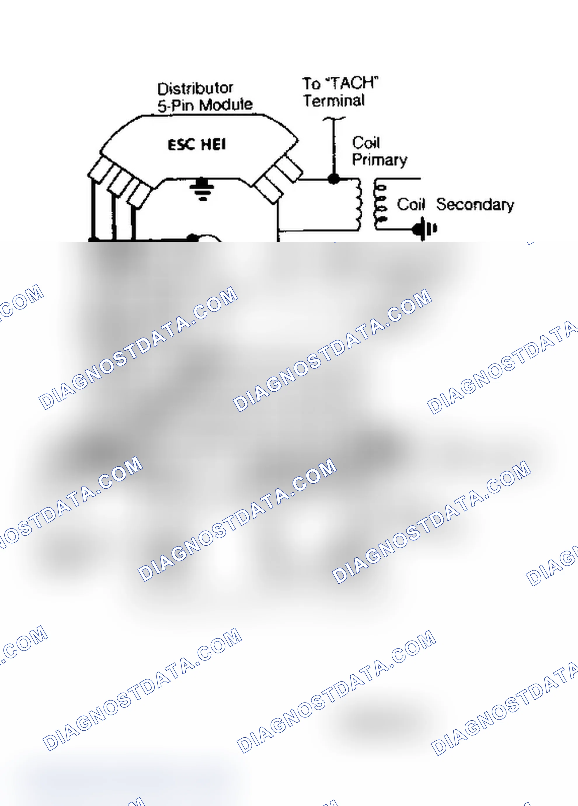 Scheme 10: Wiring Diagram (HEI System W/ESC)