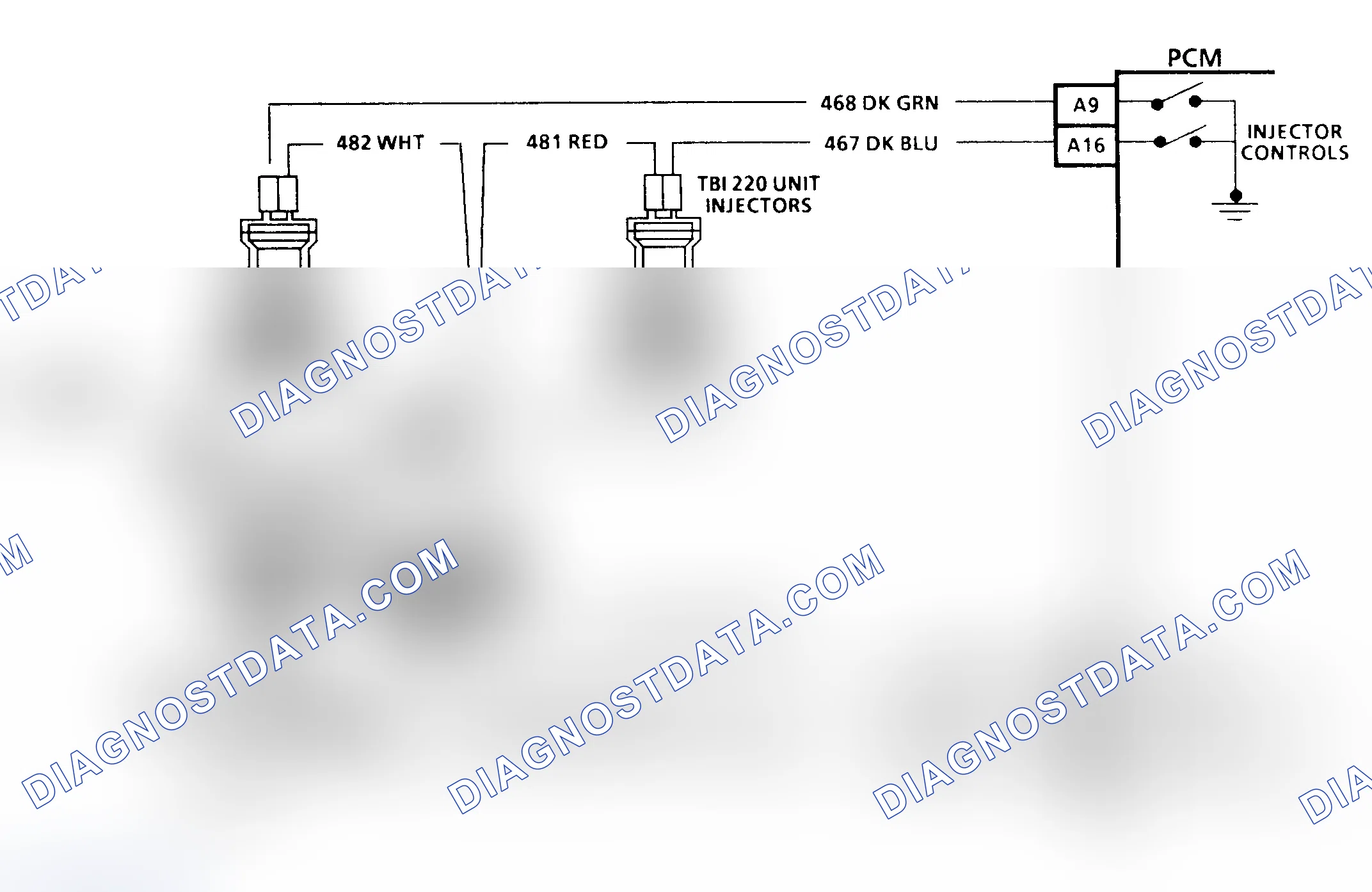 Scheme 215: Code 42 Schematic ("C" & "K" Series Exc. 5.7L M/T) Ignition Control
