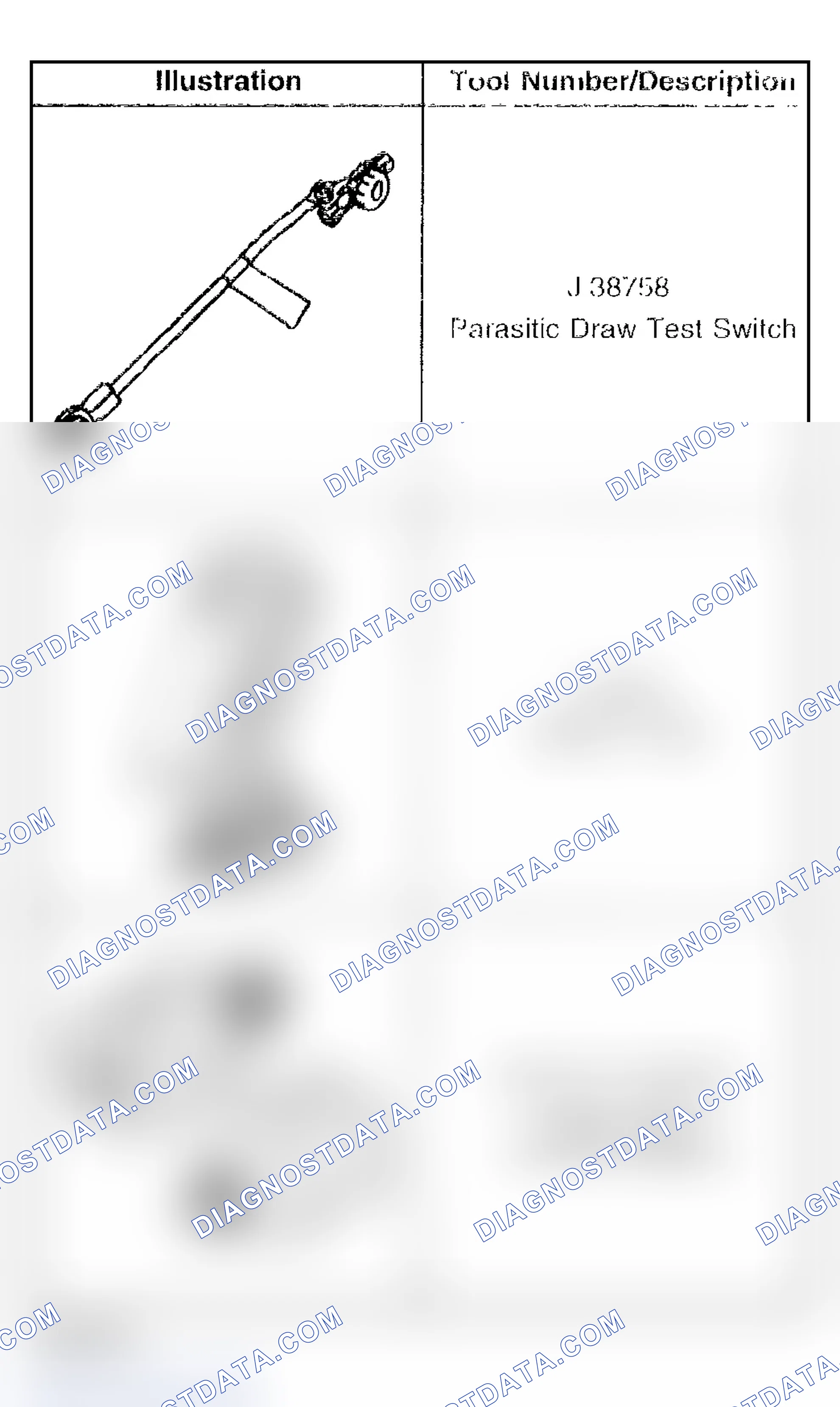Scheme 183: Special Tools and Equipment