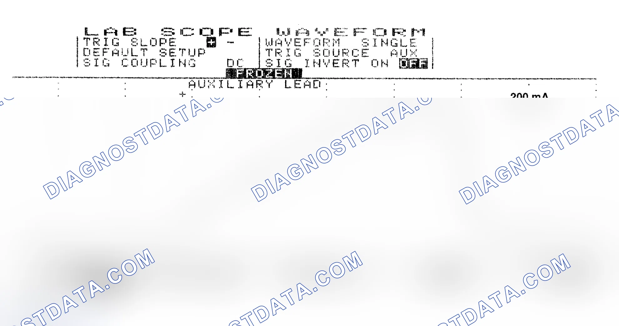 Scheme 13: Single Injector w/Normal Current Flow - Current Pattern