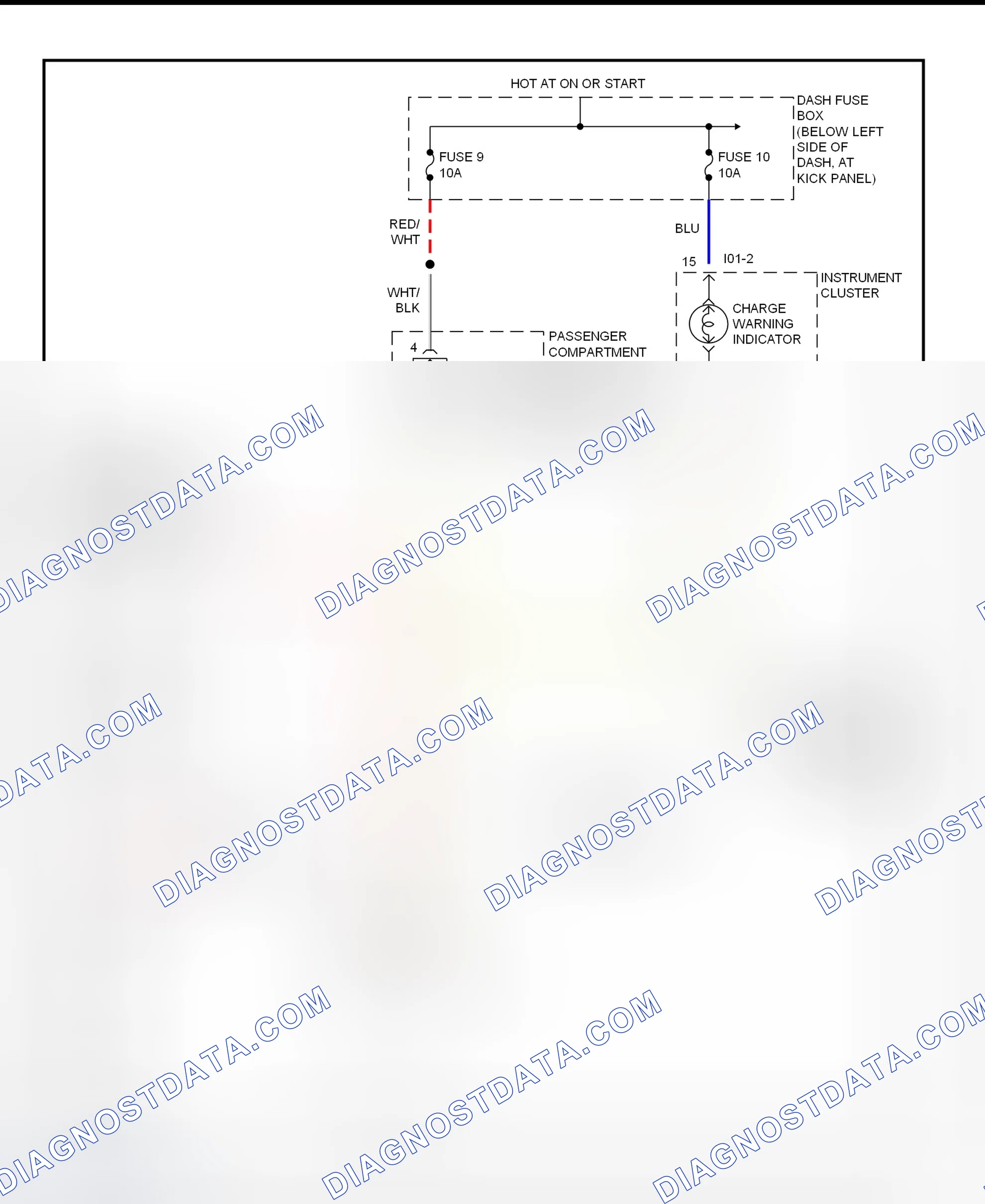 Scheme 5: Charging System Wiring Diagram (Tiburon)
