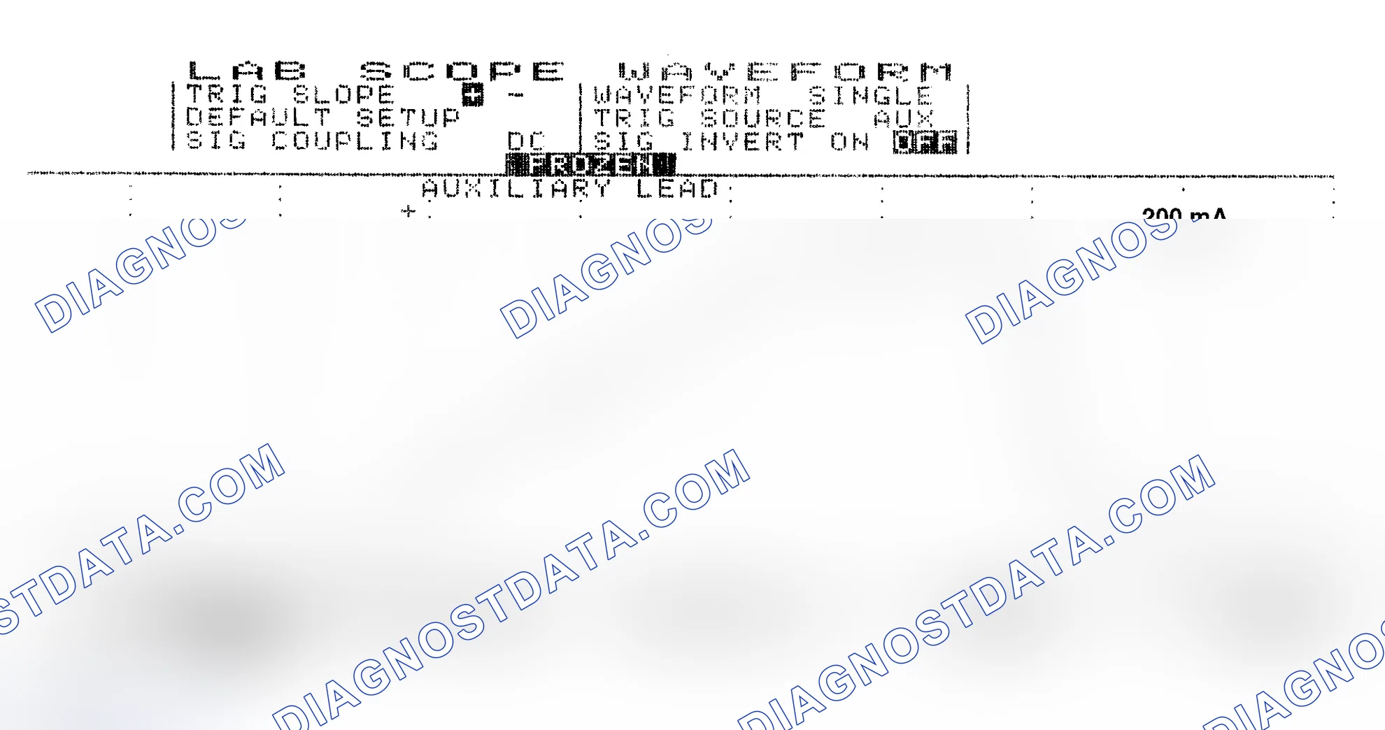 Scheme 13: Single Injector w/Normal Current Flow - Current Pattern