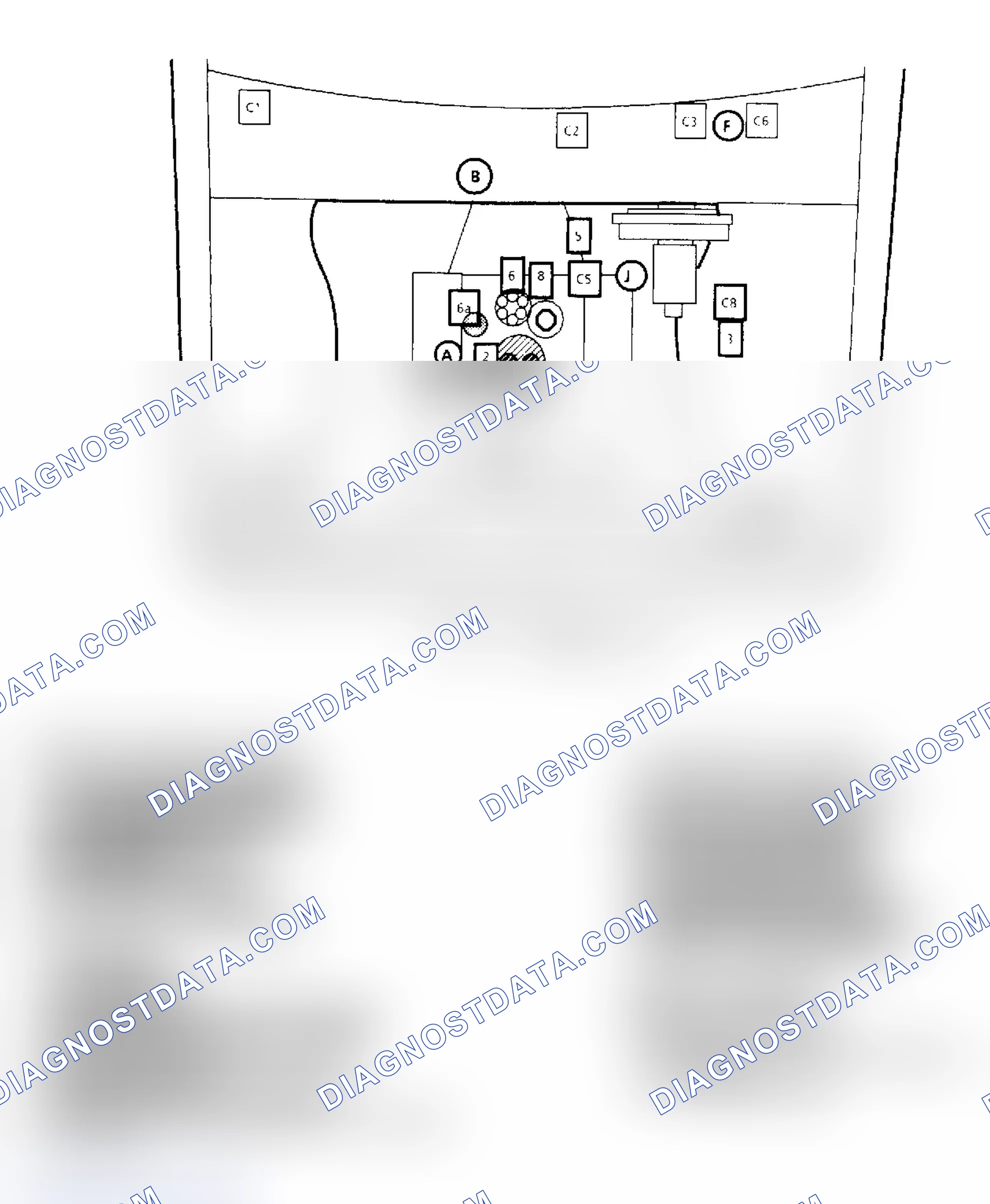 Scheme 140: Component Locations for "S/T" Series 4.3L