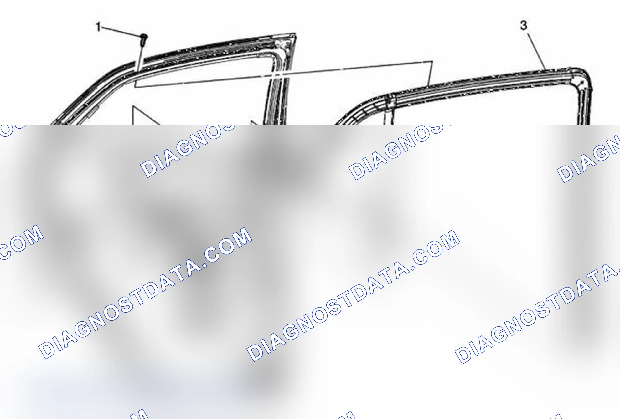 Scheme 31: Rear Side Door Window Weatherstrip Replacement