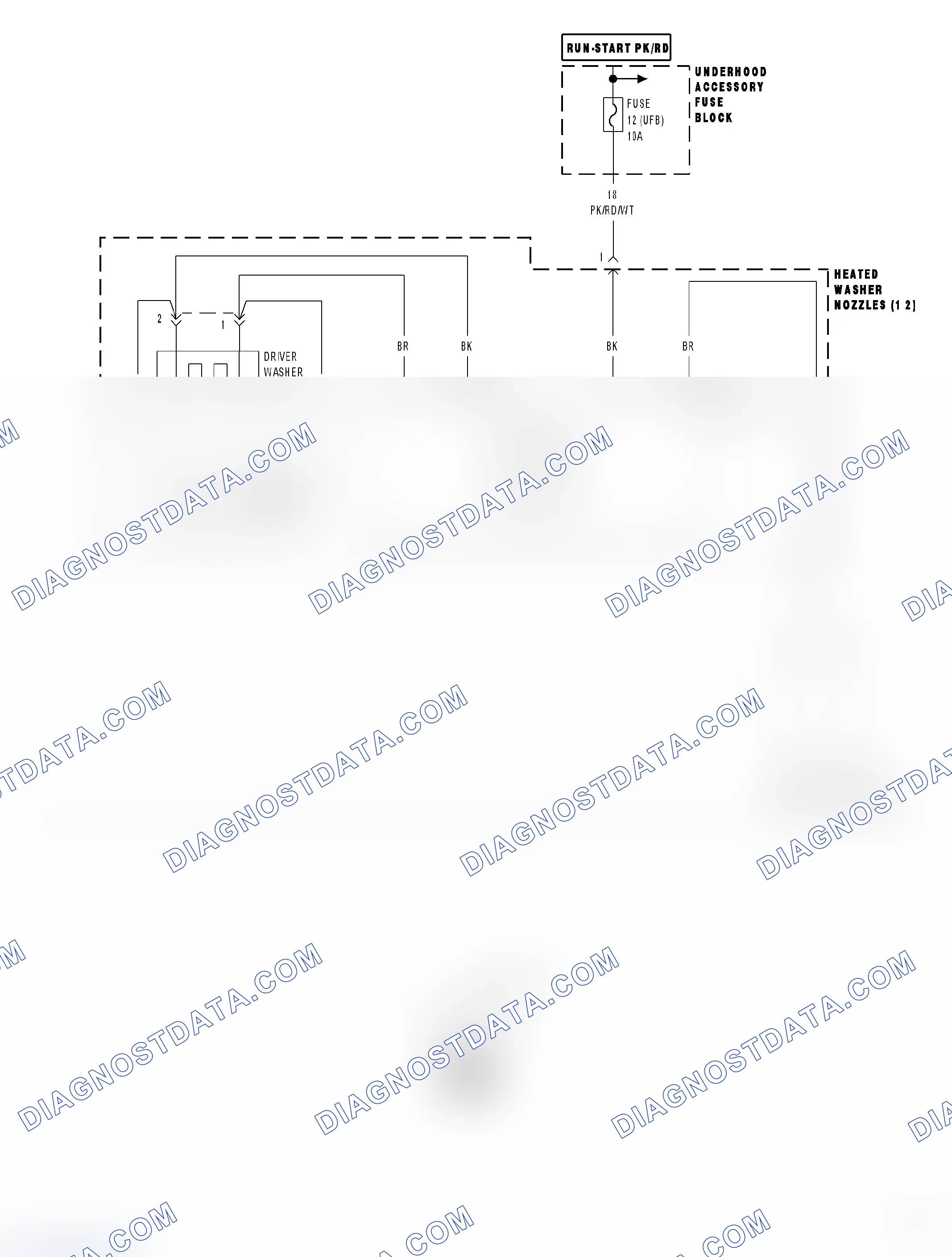 Scheme 47: *HEATED WASHER NOZZLES INOPERATIVE
