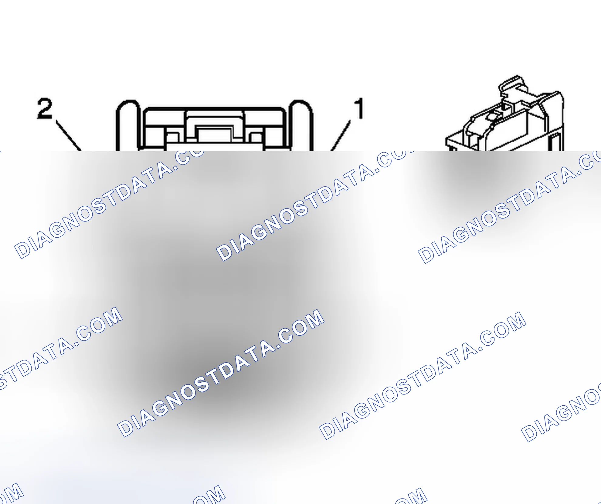 Scheme 5: Power Seat Systems Connector End Views