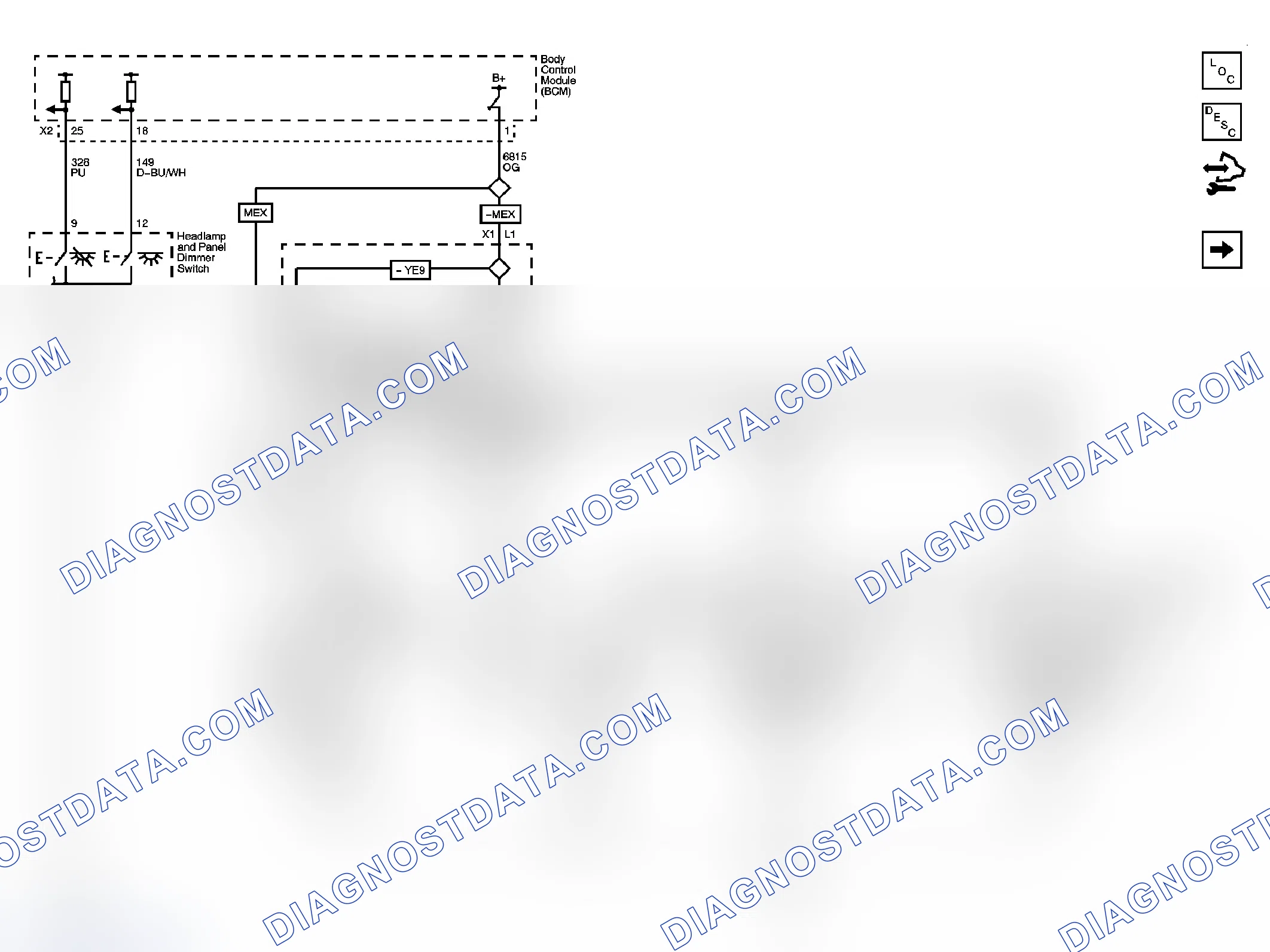 Scheme 13: Interior Lights Schematics