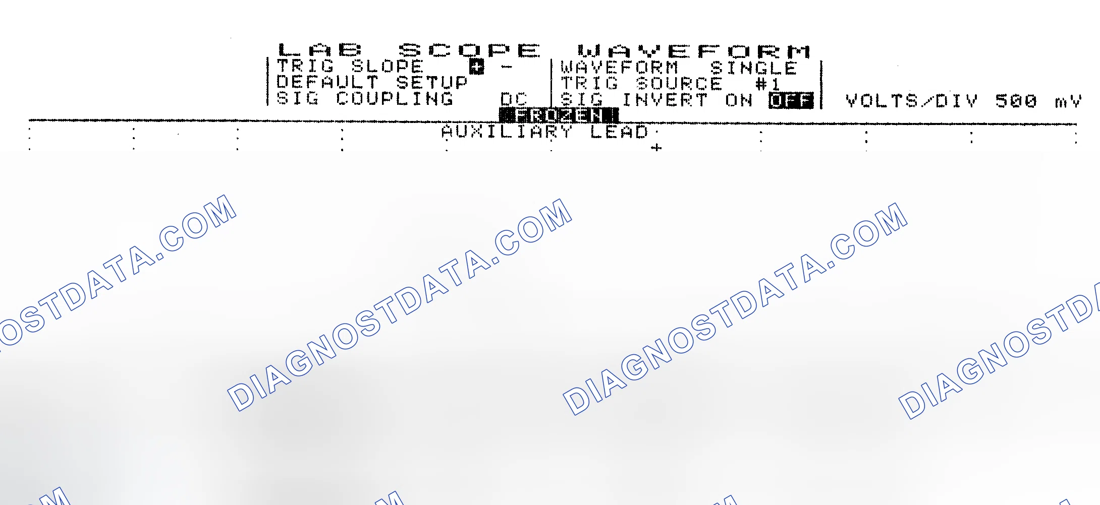 Scheme 10: Single Injector w/Excessive Current Flow - Current Pattern