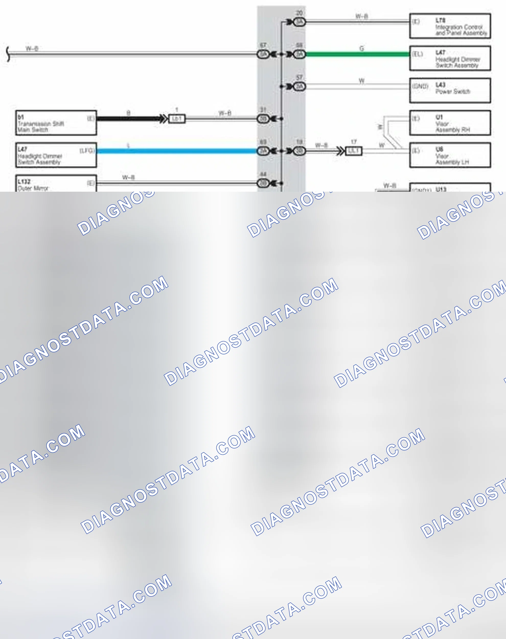 Scheme 608: Ground Point Electrical Wiring Diagram (6 Of 8)