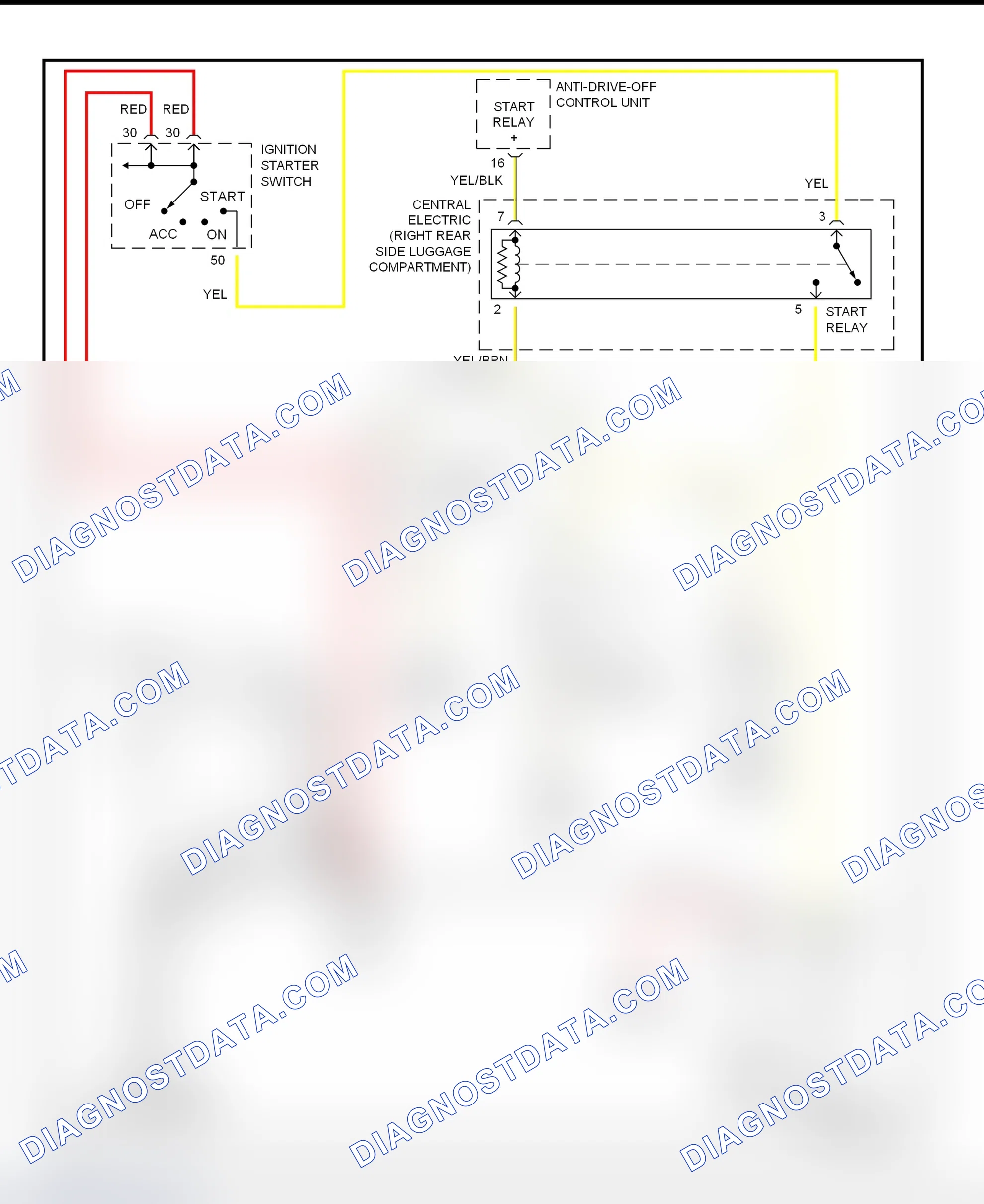Scheme 1: Starting System Wiring Diagram (911)