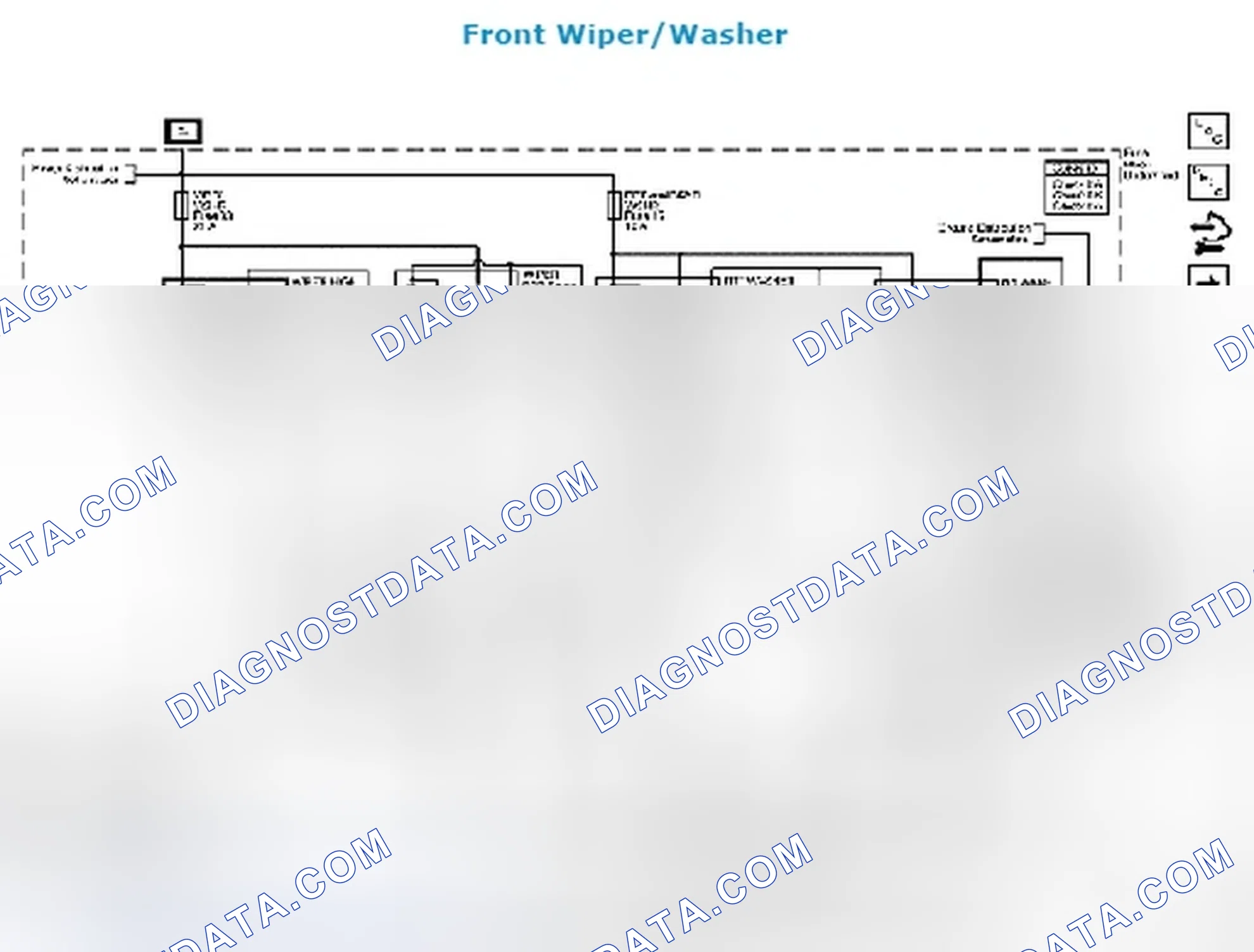 Scheme 1: Wiper/Washer Schematic