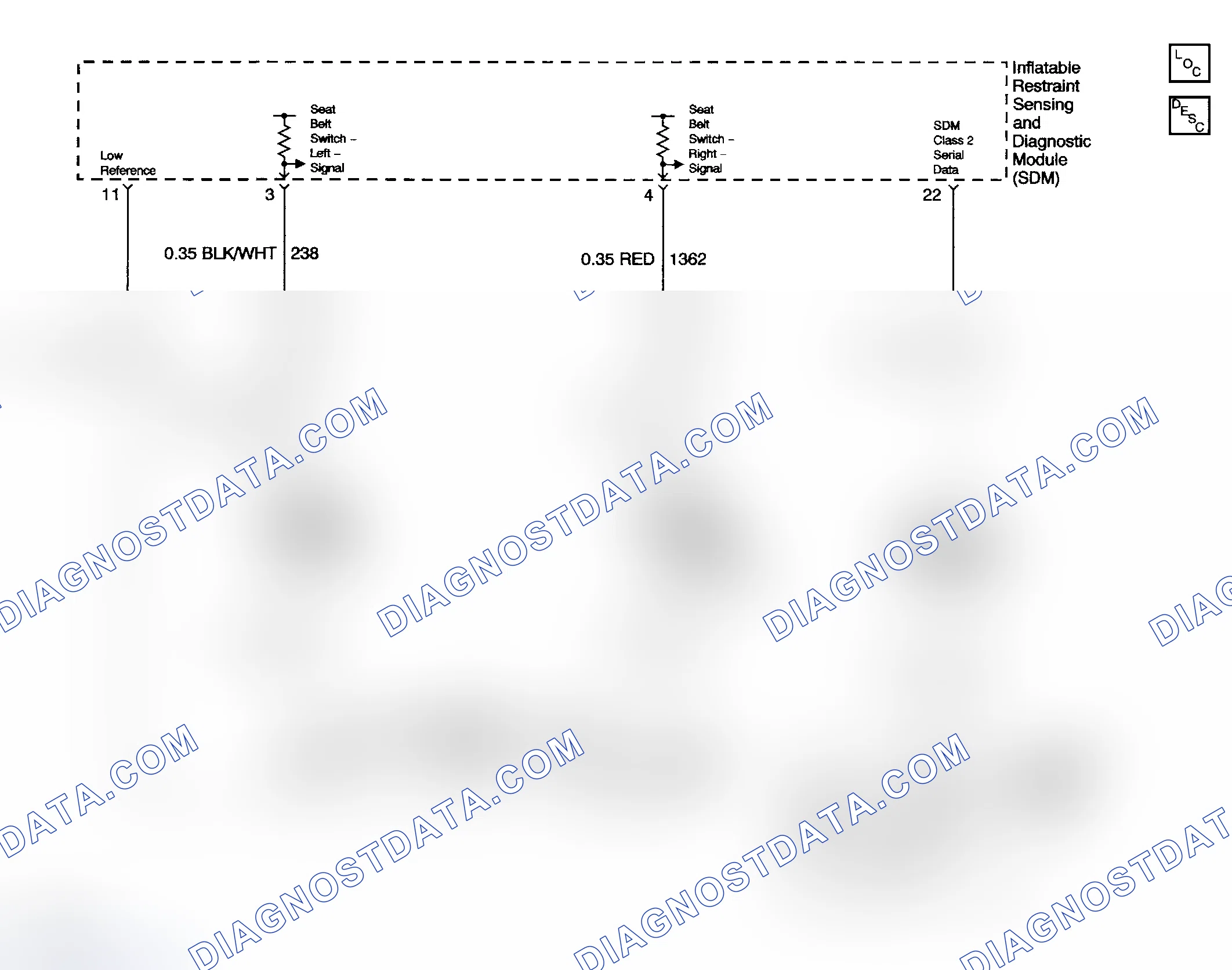 Scheme 1: Seat Belt Schematics