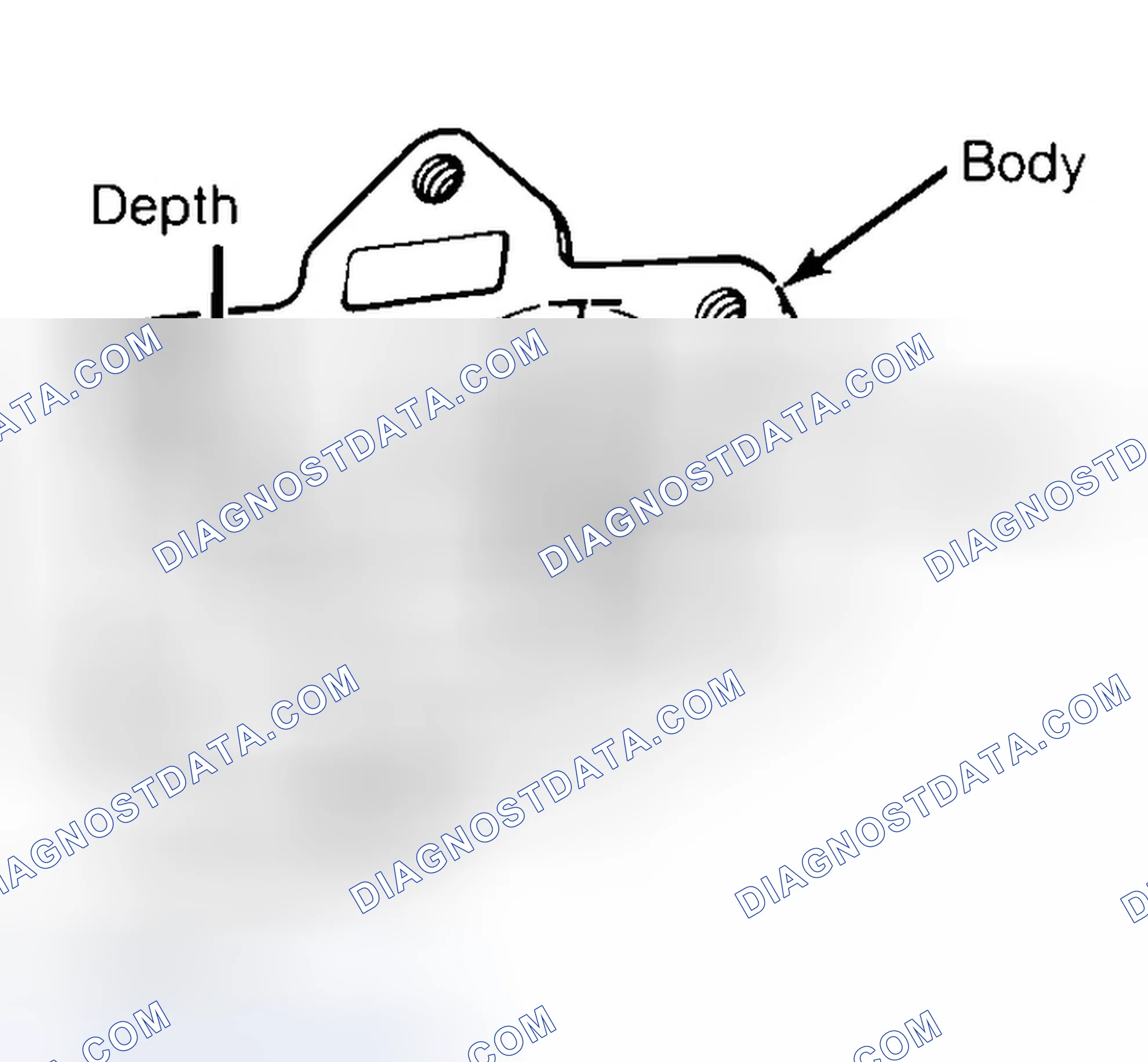 Scheme 35: Measuring Oil Pump Gear Cavity