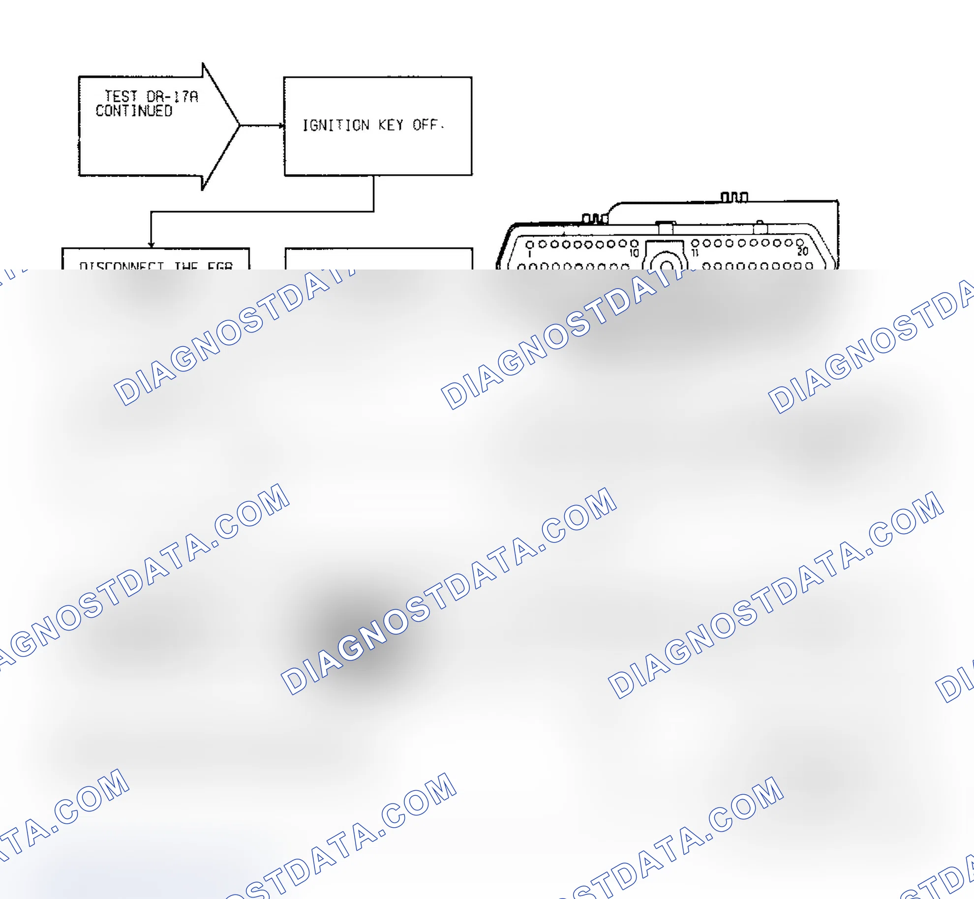 Scheme 114: Test DR-17A, Code 32: (3 of 3) EGR Solenoid Circuit
