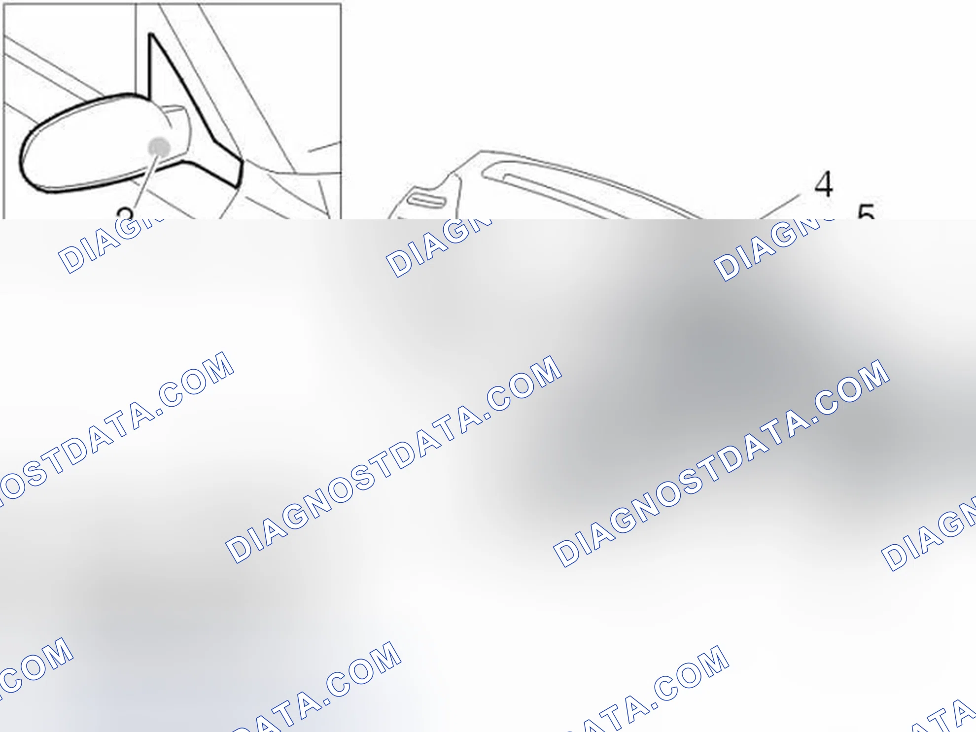Scheme 6: Passenger Compartment/Door Mirror