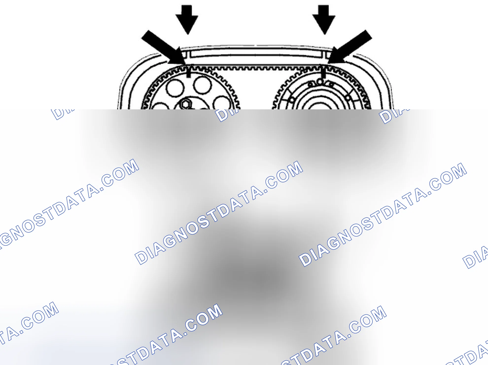 Scheme 163: Position the engine according to the marking