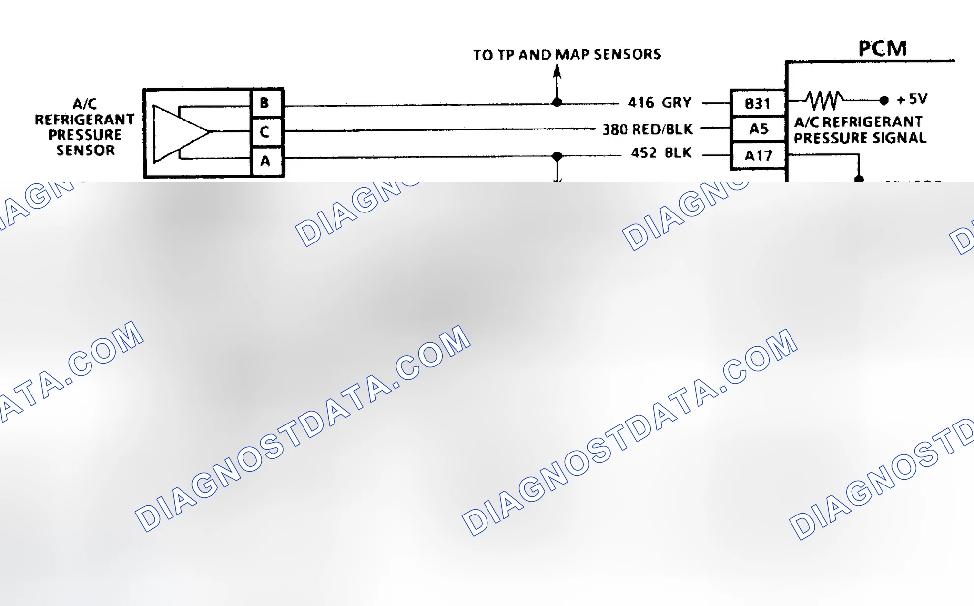 Scheme 124: Chart C-10 Schematic (3.1L V6) A/C Compressor Clutch Circuit Diagnosis