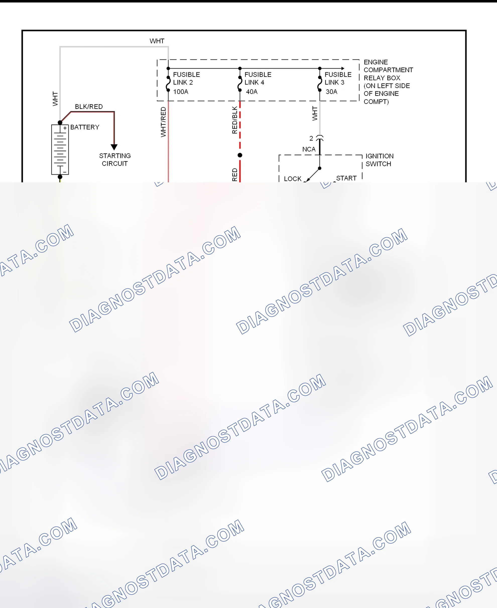 Scheme 5: Charging System Wiring Diagram (Mirage)