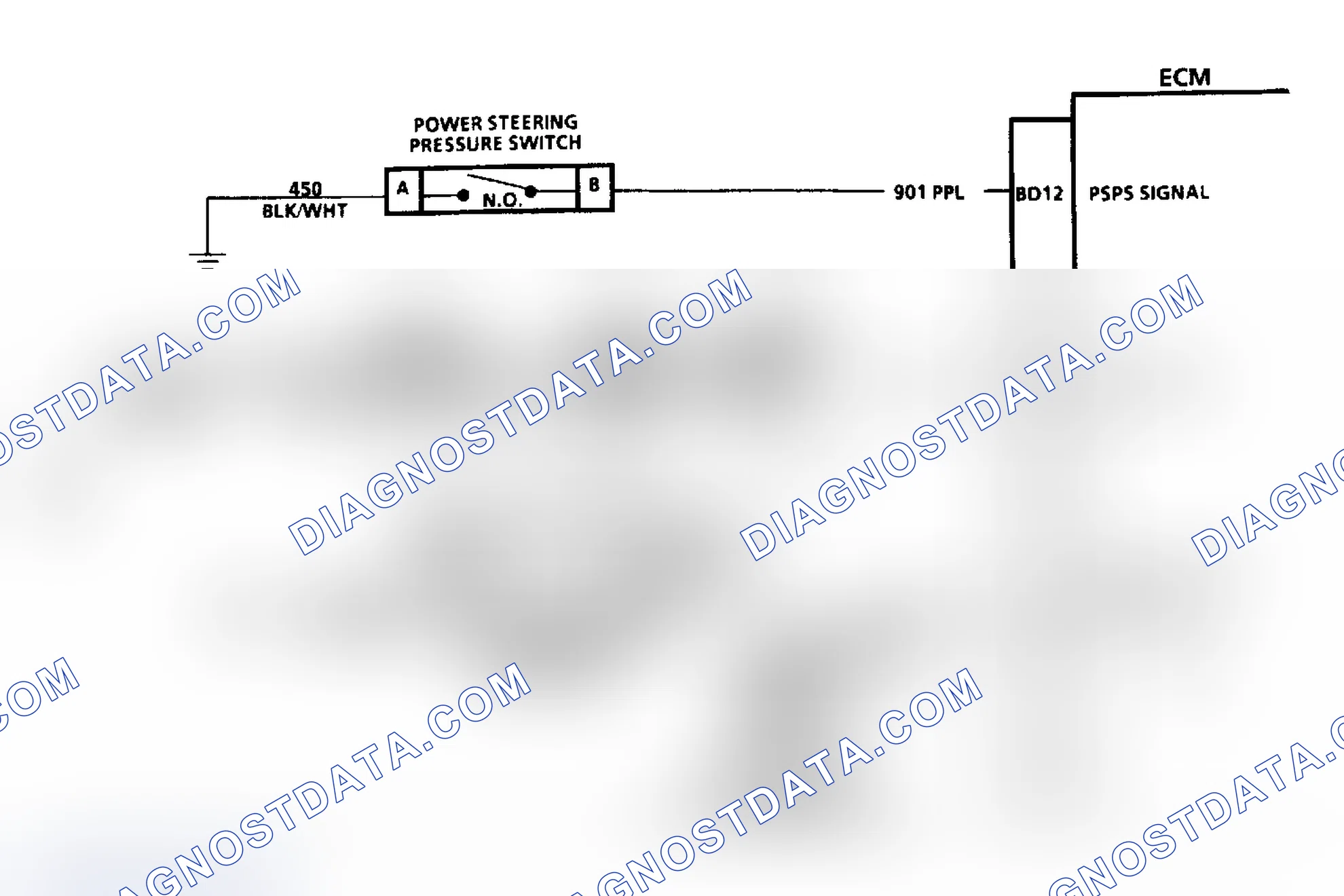 Scheme 462: Chart C10 Schematic, A/C Clutch Control (3.3L "A" Body)