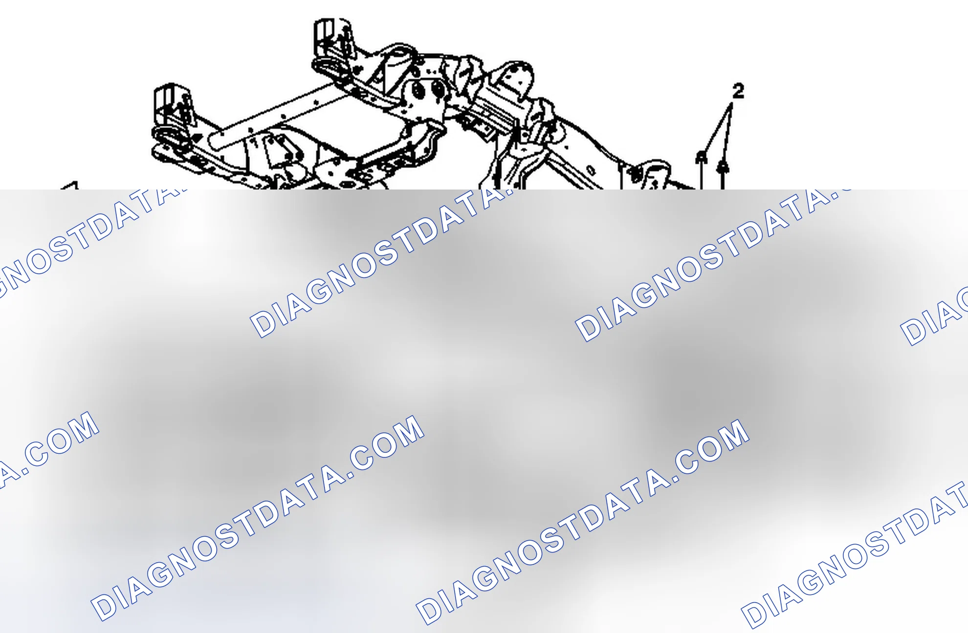 Scheme 7: Transmission Support Crossmember Replacement (4WD 2500 Series)