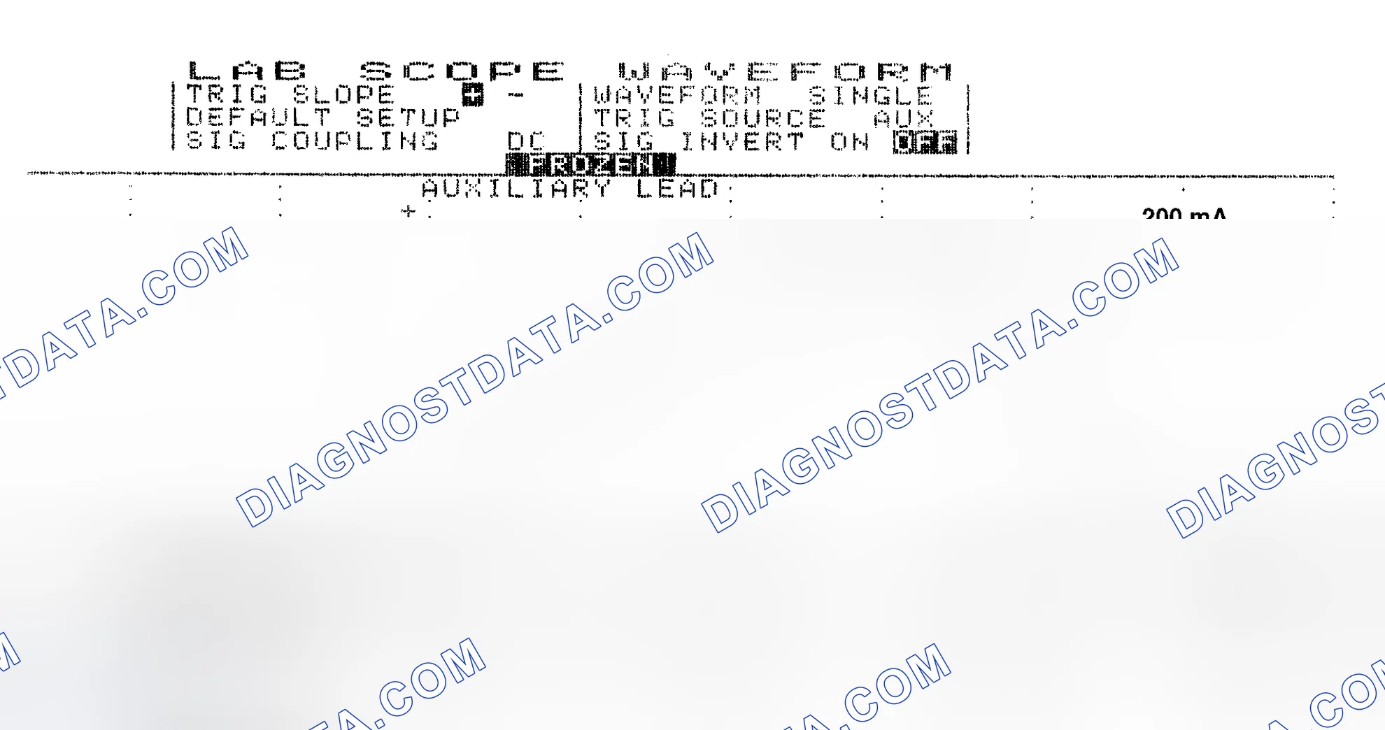 Scheme 13: Single Injector w/Normal Current Flow - Current Pattern