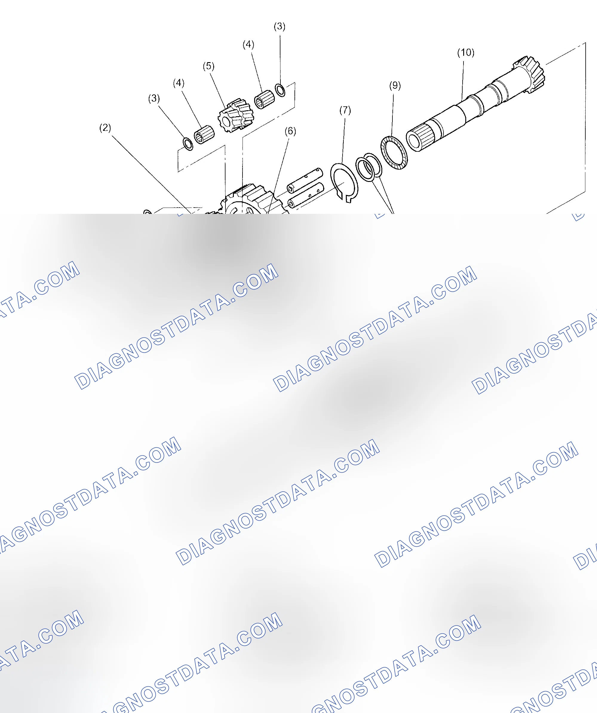 Scheme 715: CENTER DIFFERENTIAL ASSEMBLY