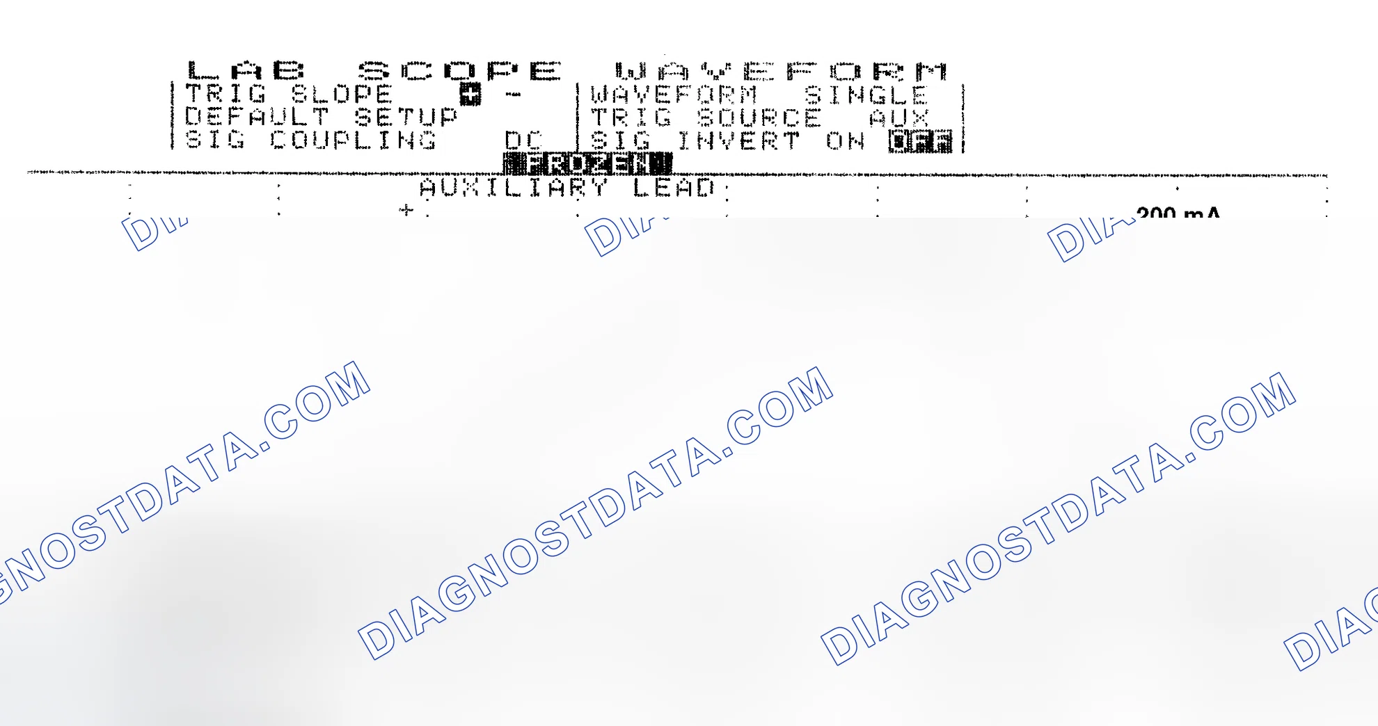 Scheme 13: Single Injector w/Normal Current Flow - Current Pattern