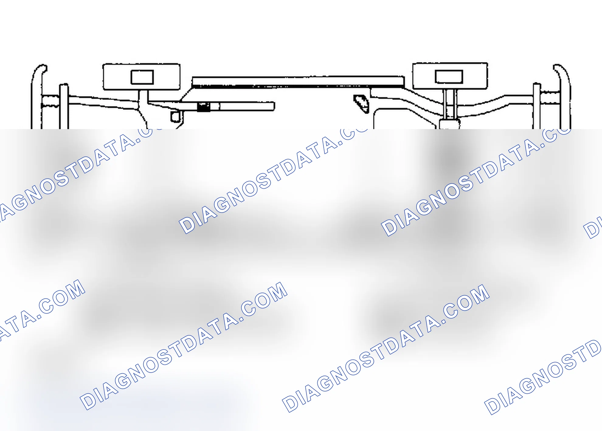 Scheme 5: FWD Lifting Points (Aries, LeBaron & Reliant). A floor jack point is at center of front crossmember (inboard) and at center of rear axle.