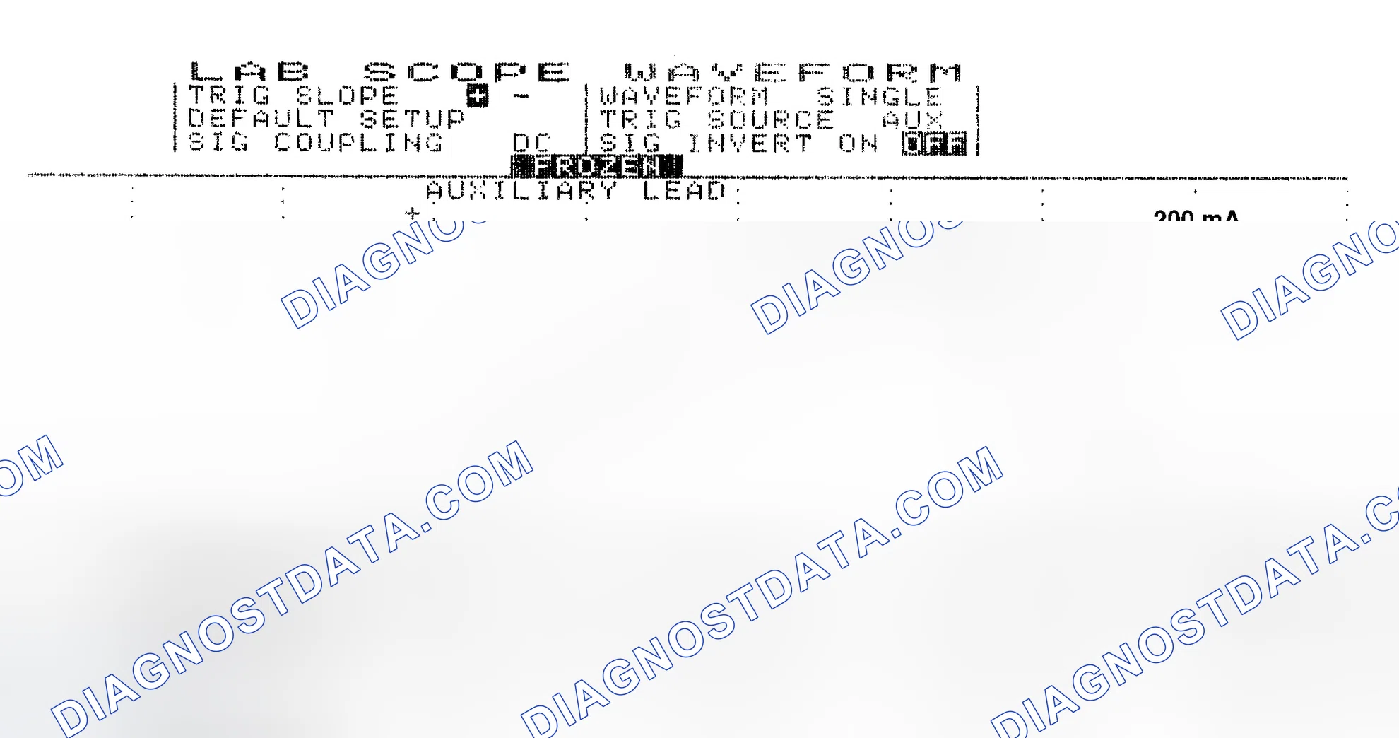 Scheme 13: Single Injector w/Normal Current Flow - Current Pattern