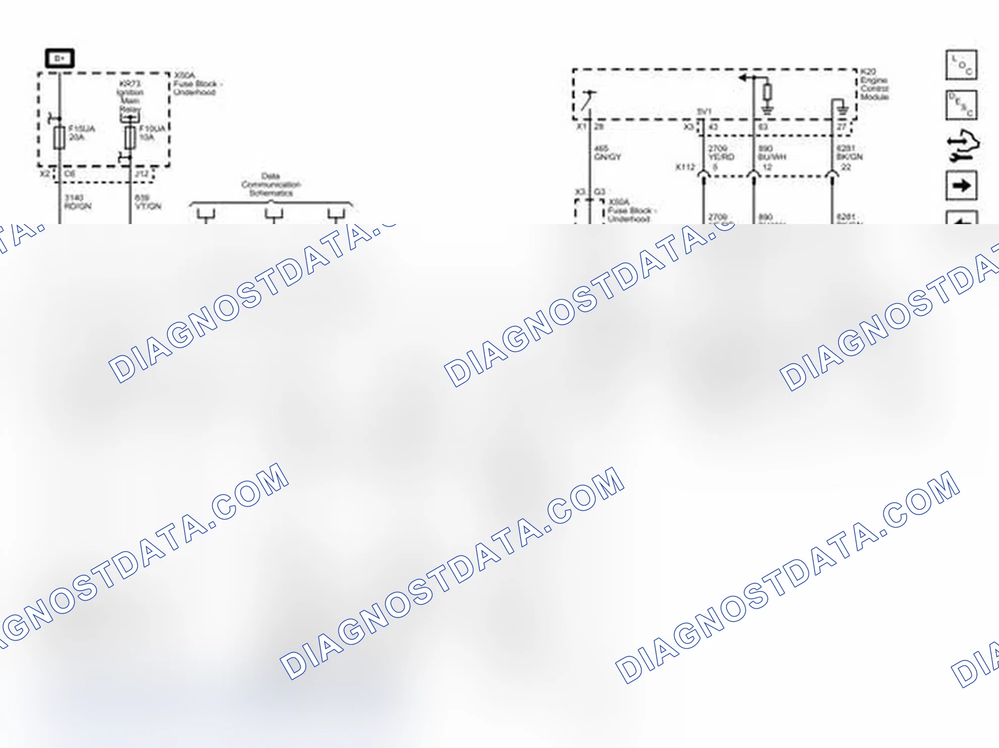 Scheme 47: Fuel Controls - Fuel Pump and Fuel Pump Controls (LUV)