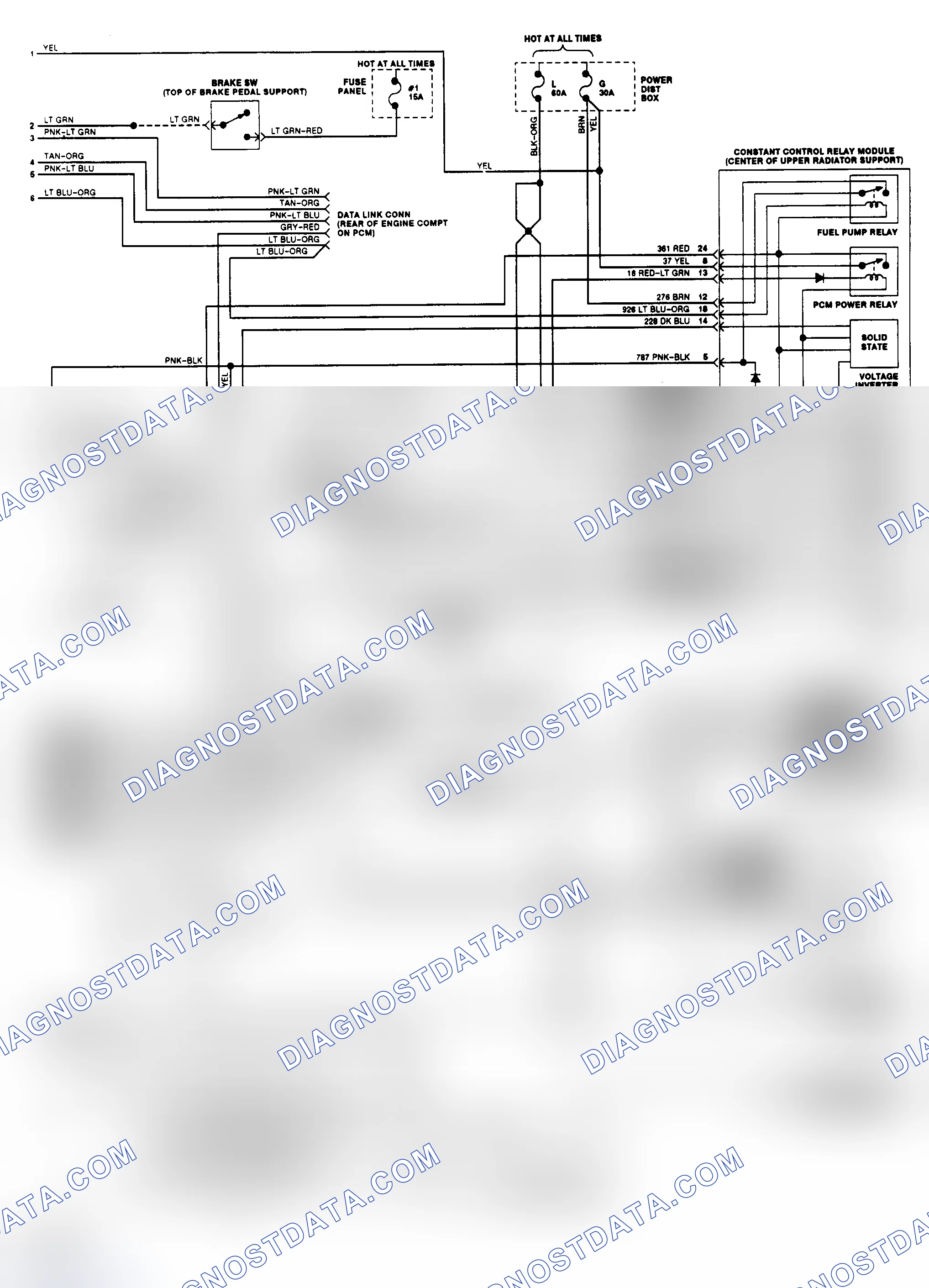 Scheme 130: EEC-IV Wiring Diagram (Continental 3.8L - 2 of 2)
