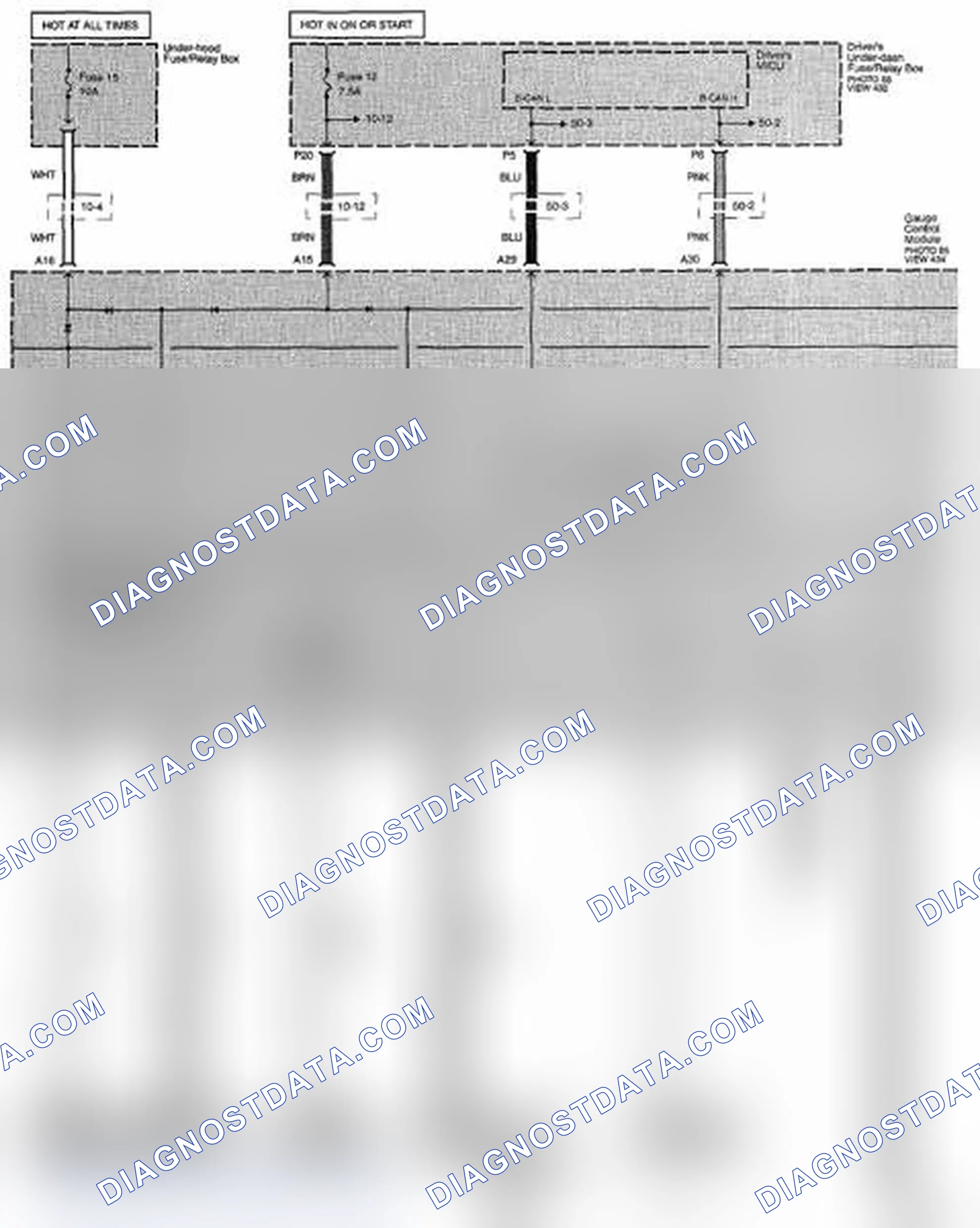 Scheme 208: Gauges And Indicators Circuit Diagram (Page 80)