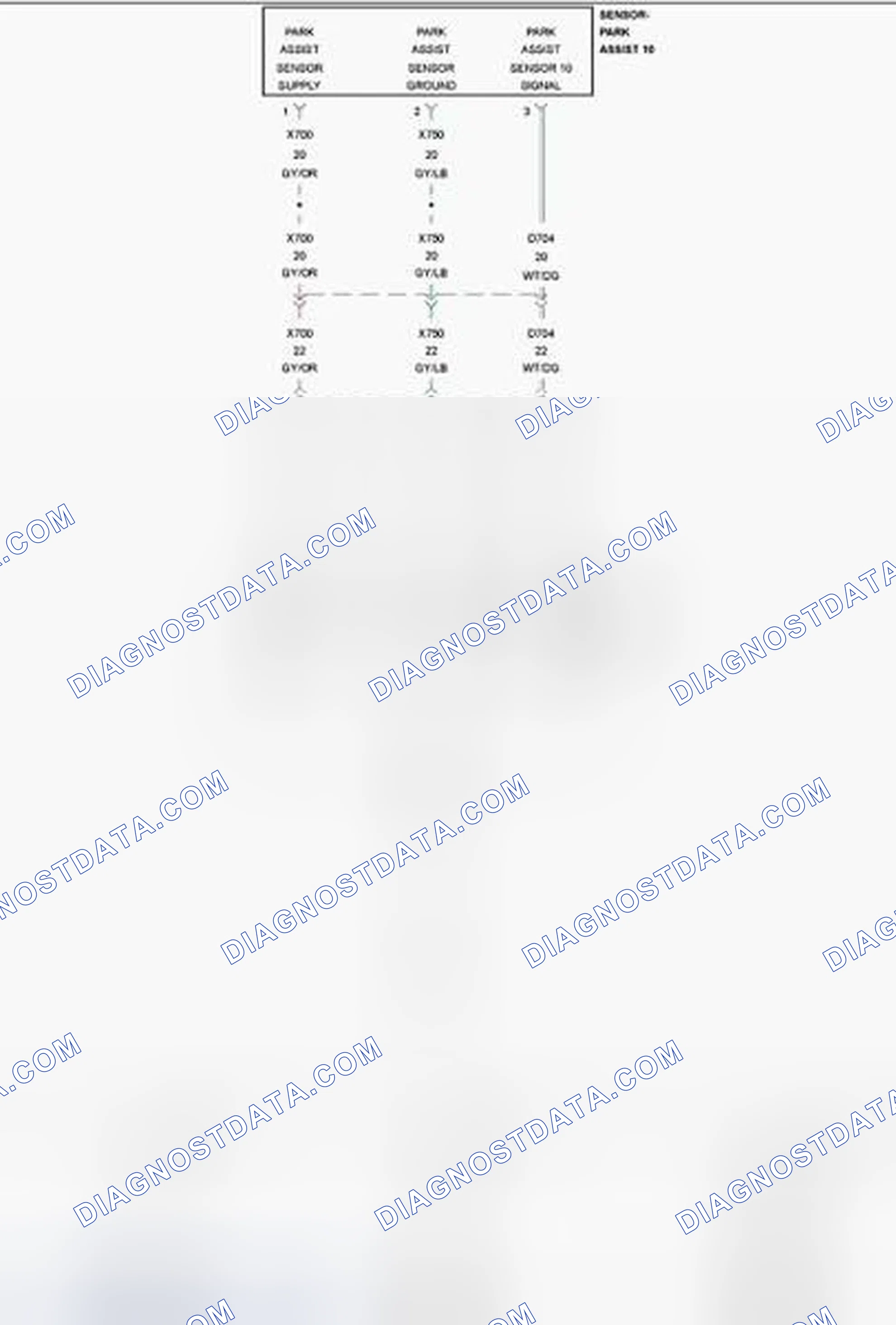 Scheme 119: B1297-11-PTS SENSOR 10 - CIRCUIT SHORT TO GROUND