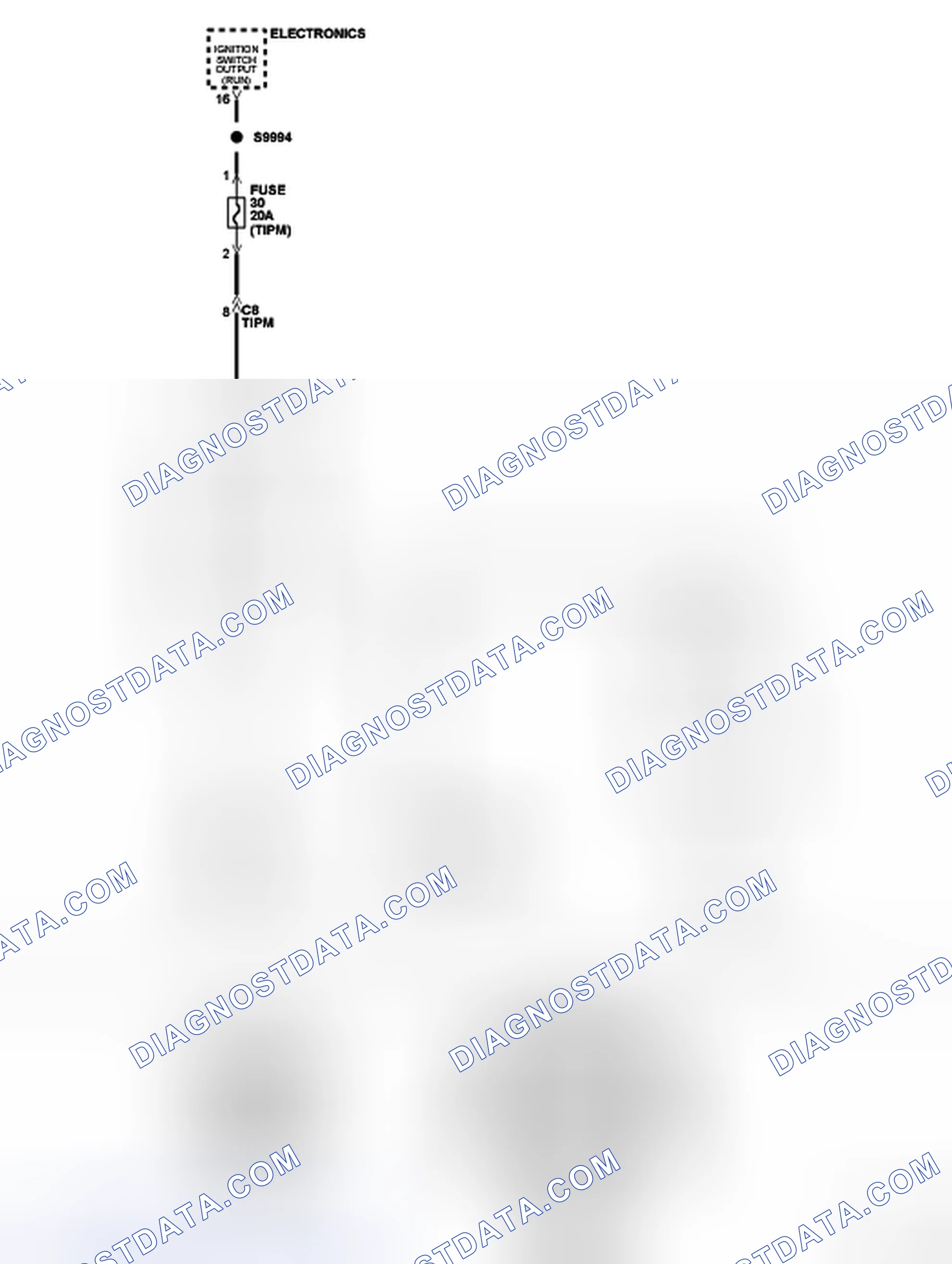 Scheme 262: B2181-HEATED SEAT MODULE POWER SUPPLY LOW
