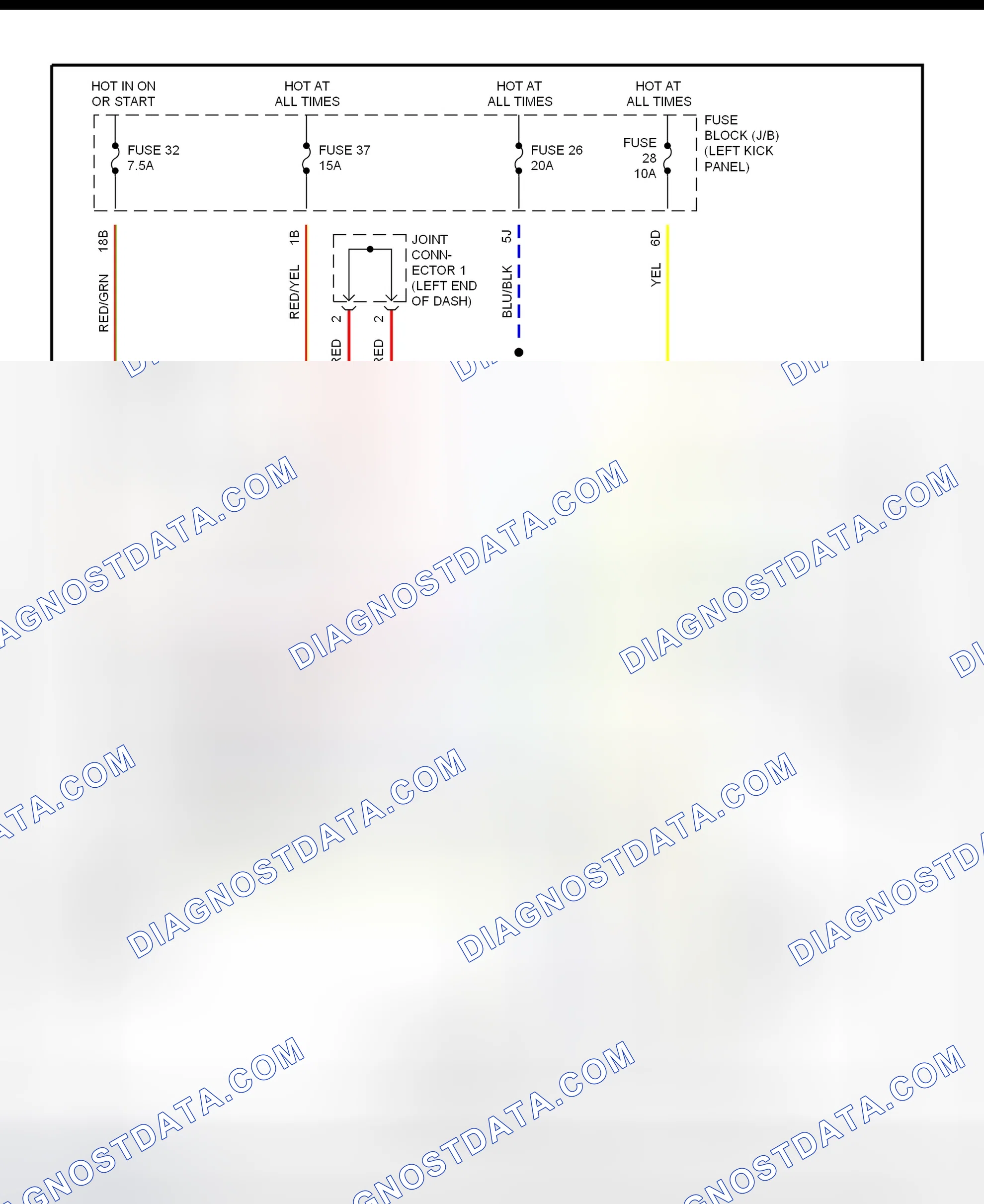 Scheme 5: Shift Lock System Circuit Diagram (1997 Infiniti Q45)
