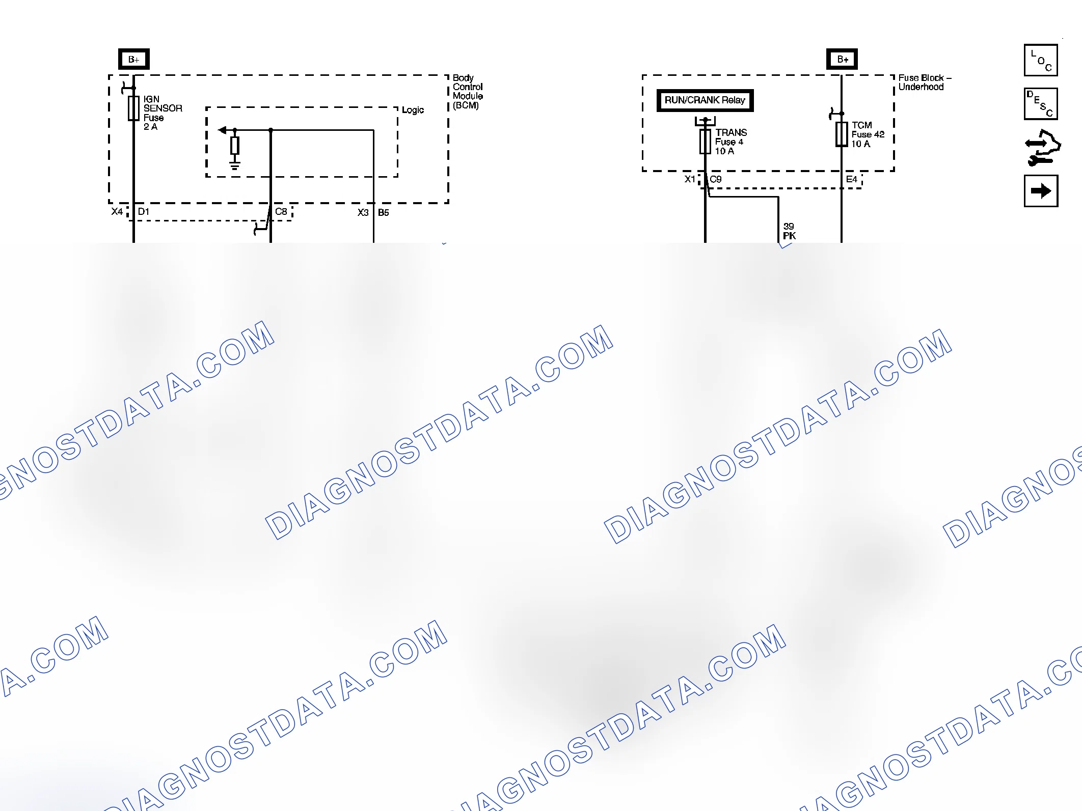 Scheme 40: Automatic Transmission Controls Schematics (ME7)