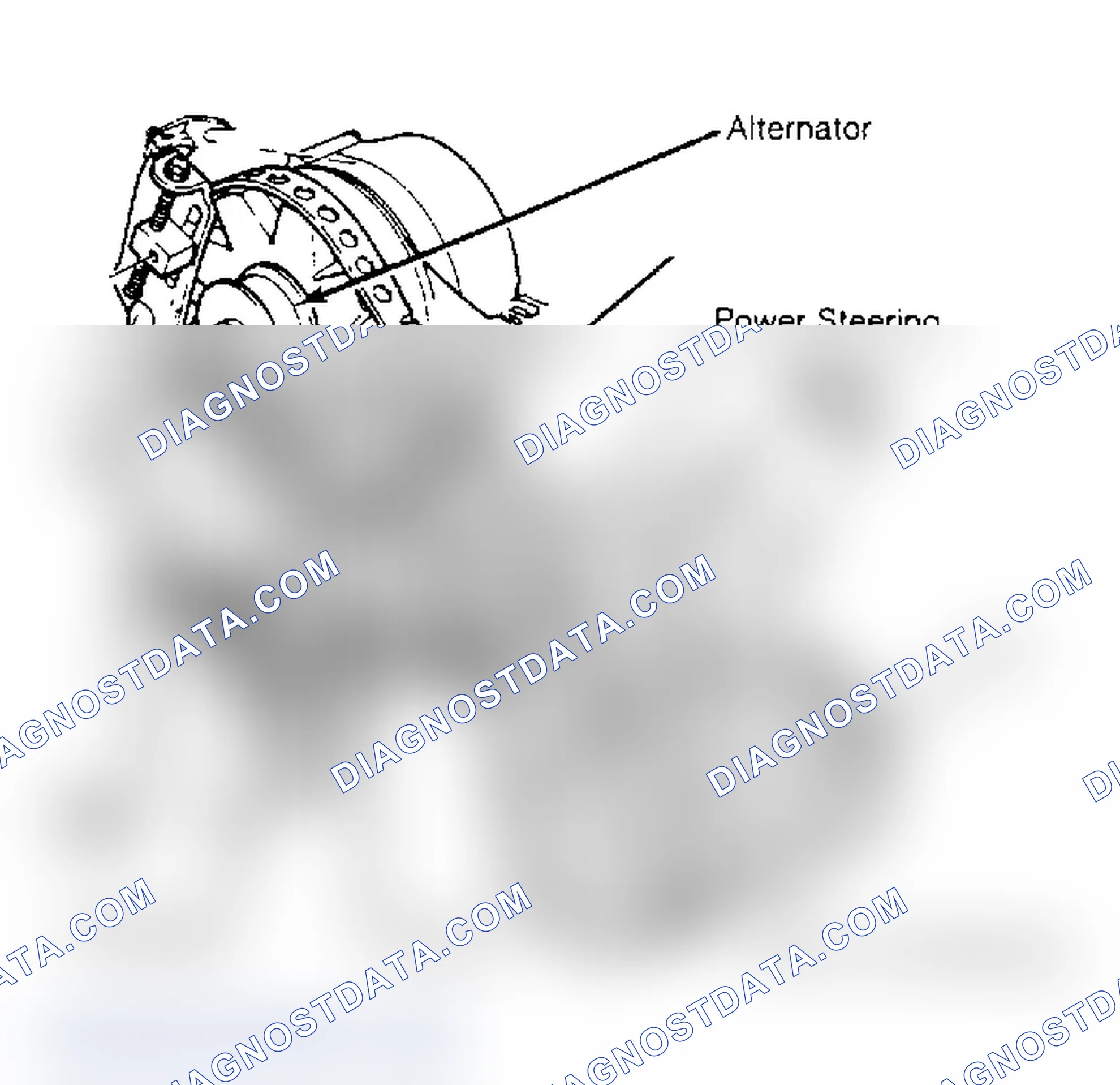 Scheme 5: 3.0L Engine Serpentine Belt Routing