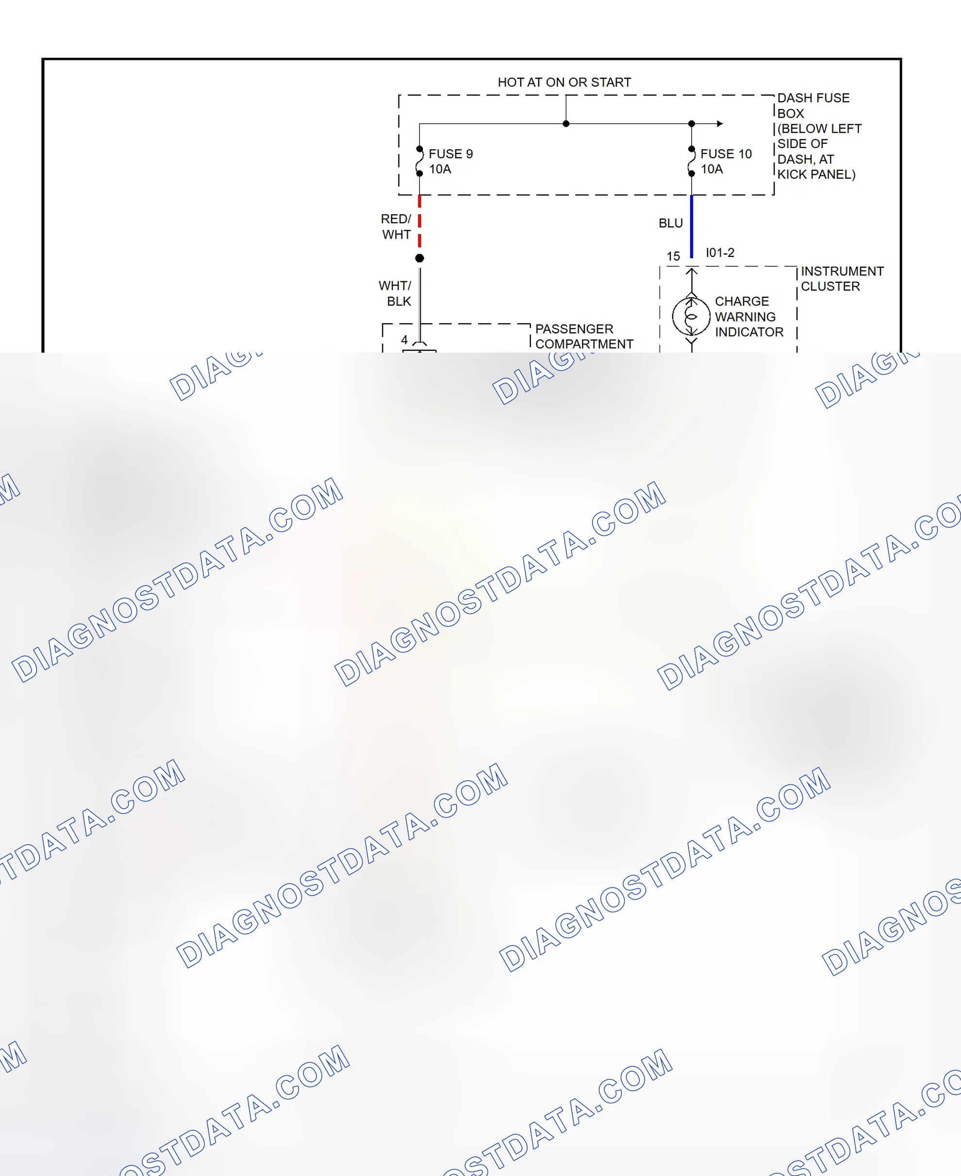 Scheme 5: Charging System Wiring Diagram (Tiburon)