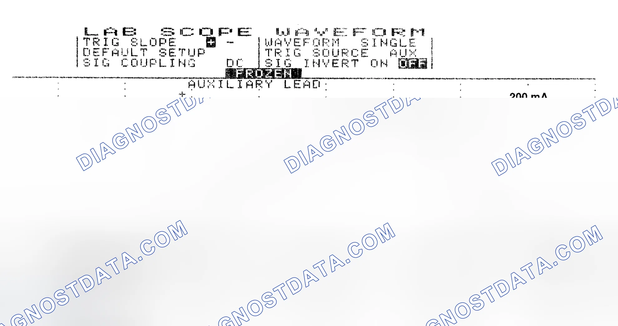 Scheme 13: Single Injector w/Normal Current Flow - Current Pattern