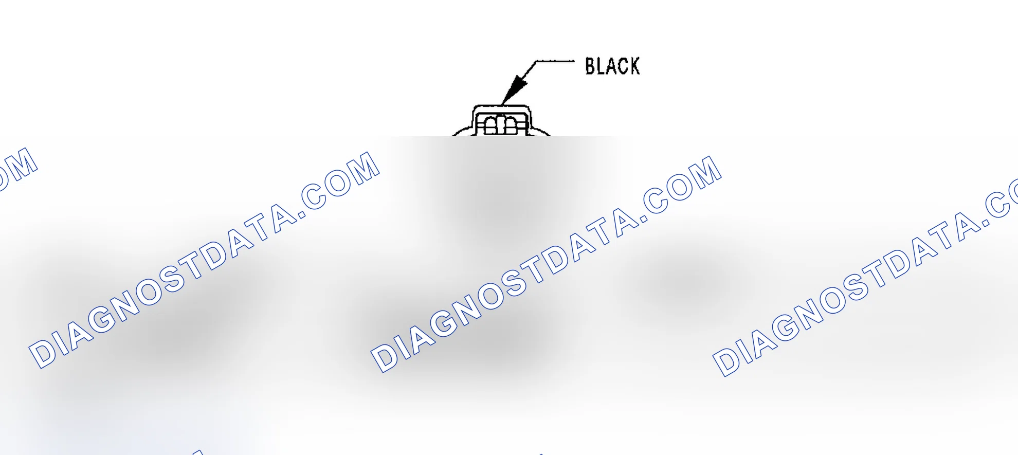 Scheme 752: BATTERY TEMPERATURE SENSOR CONNECTOR END VIEW